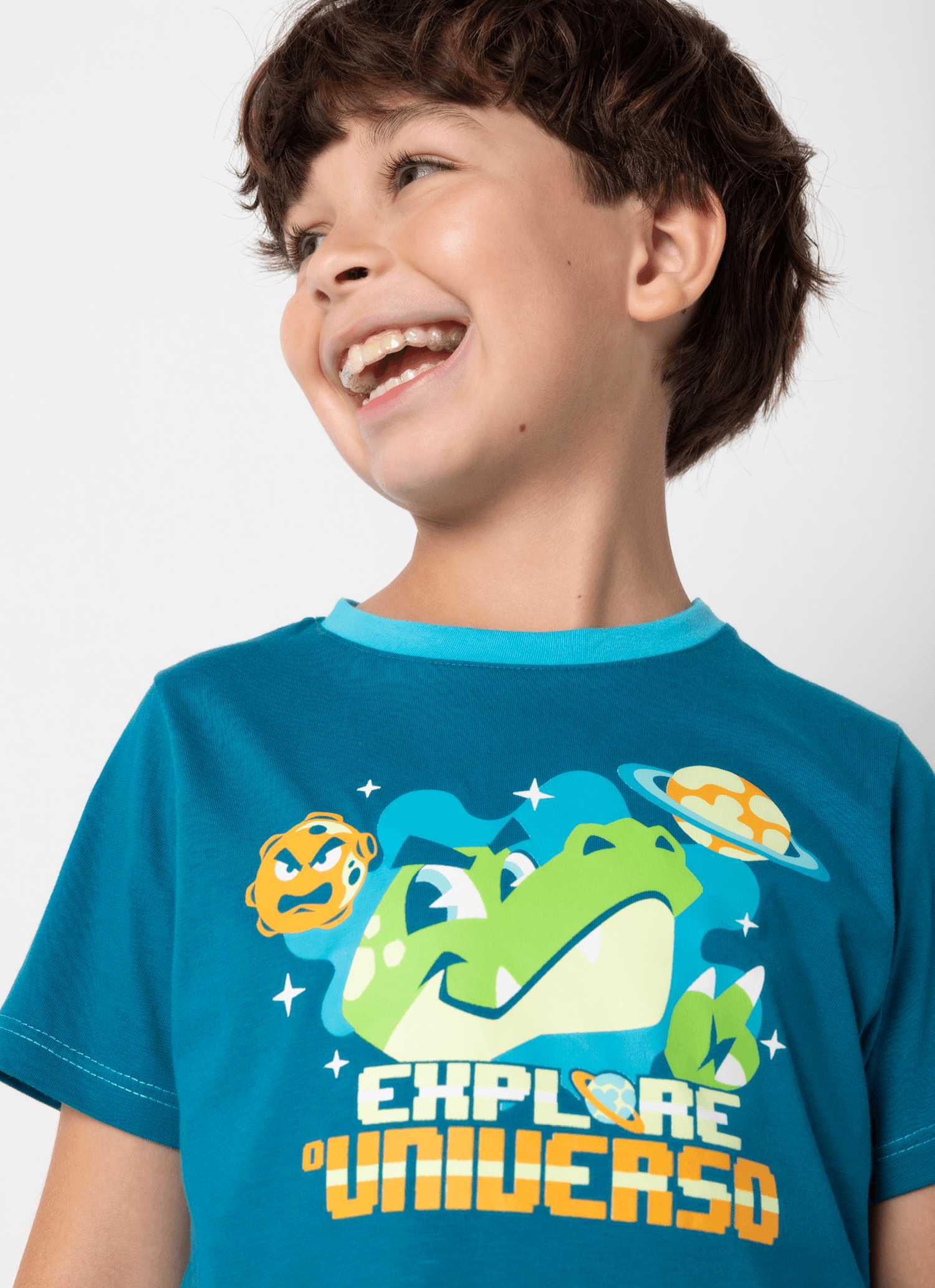 Pijama-Manga-Curta-Algodao-Menino-Dino-Astronauta