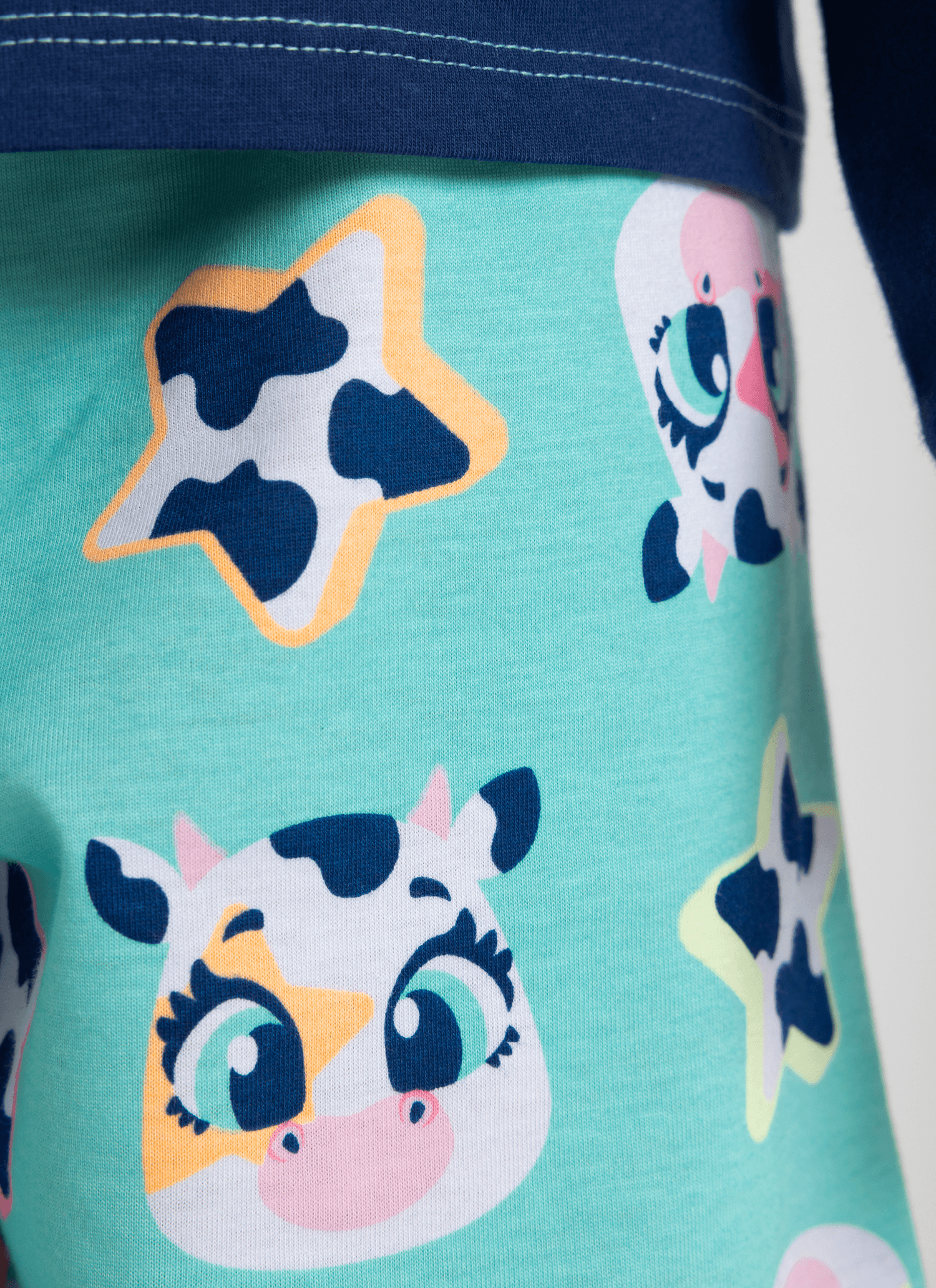 Pijama-Manga-Longa-Algodao-Menina-Vaca-Moosic