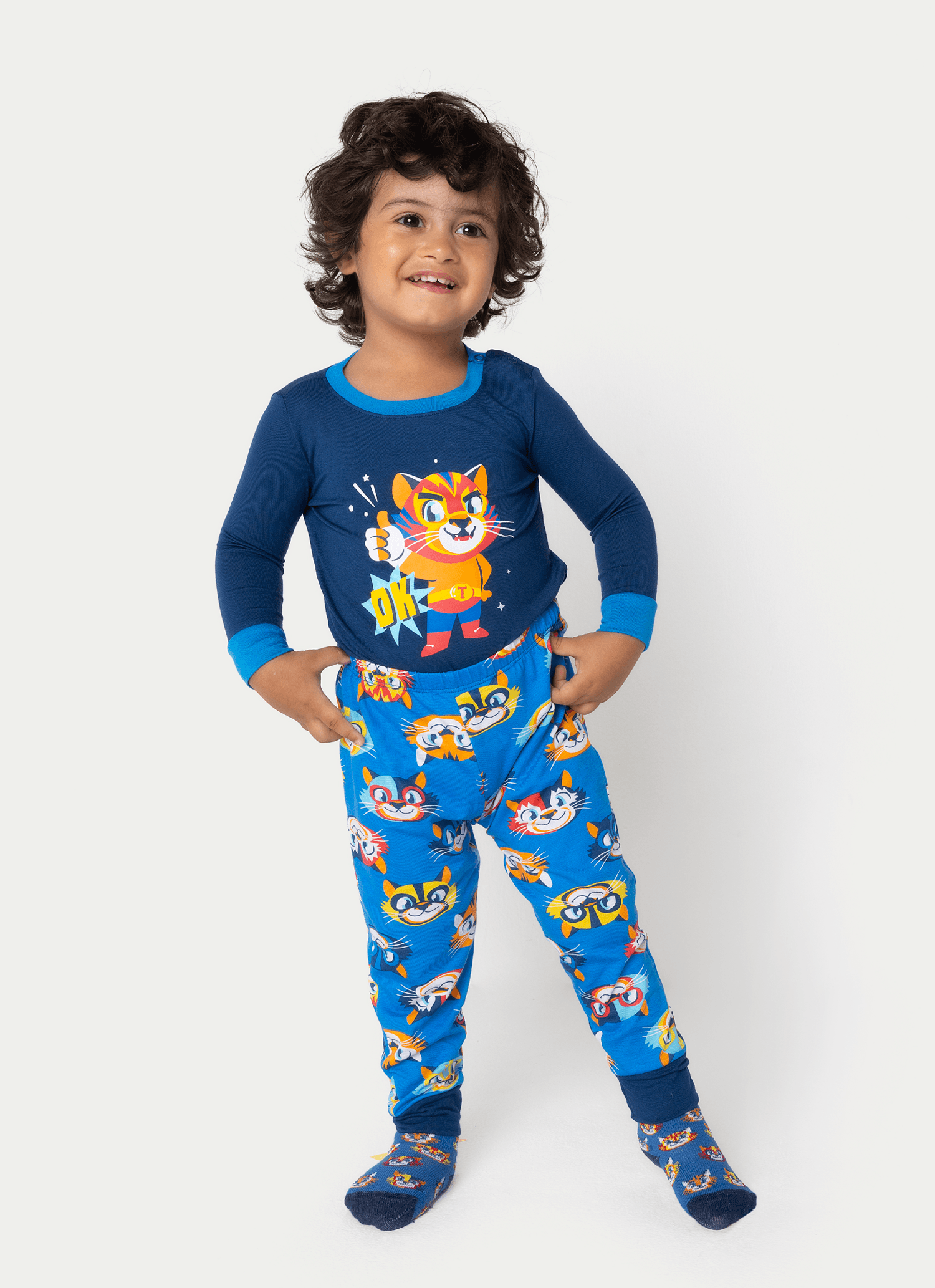 Pijama-Manga-Longa-Viscolycra-Bebe-Menino-Tigre-Lucha