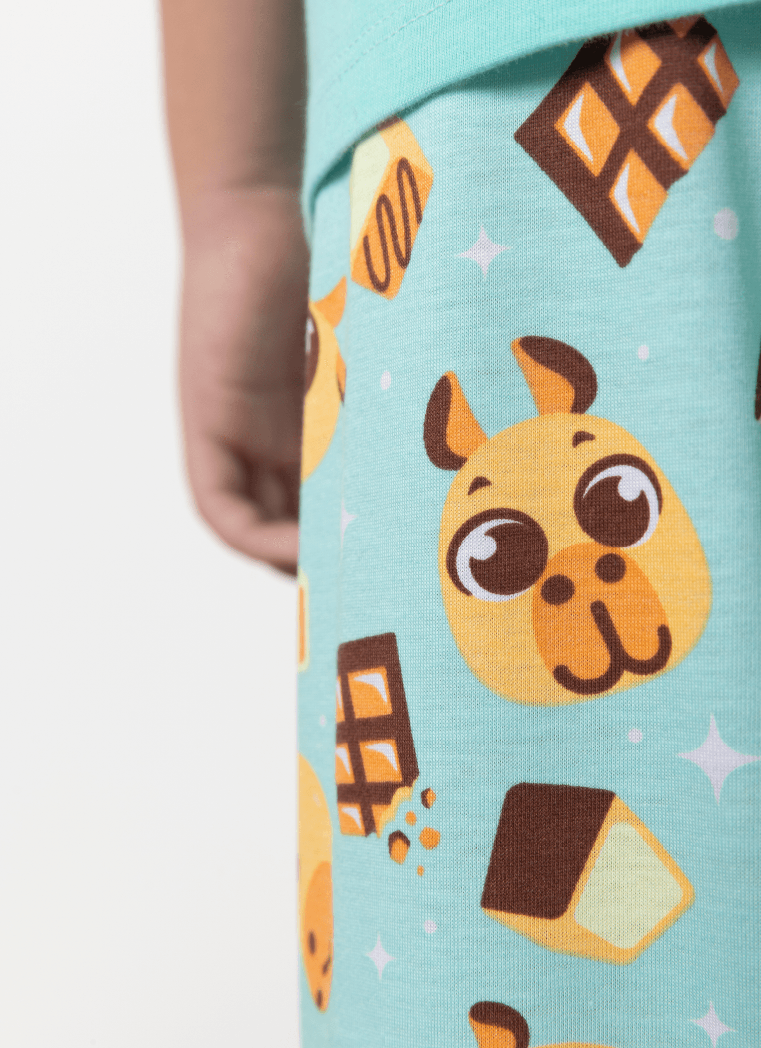 Pijama-Manga-Curta-Algodao-Menino-Capivara-Chocolate