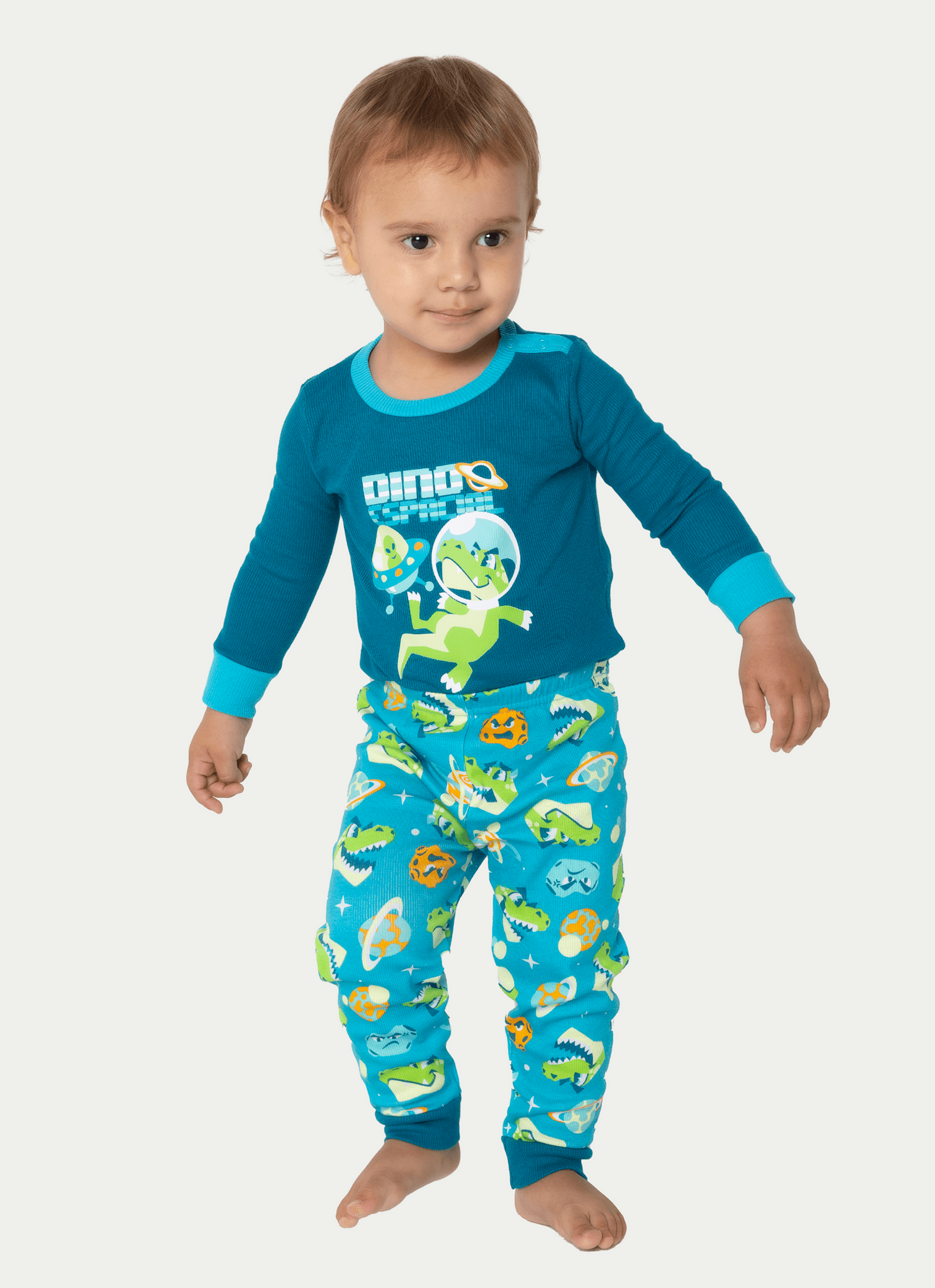 Pijama-Manga-Longa-Bebe-Menino-Dino-Astronauta