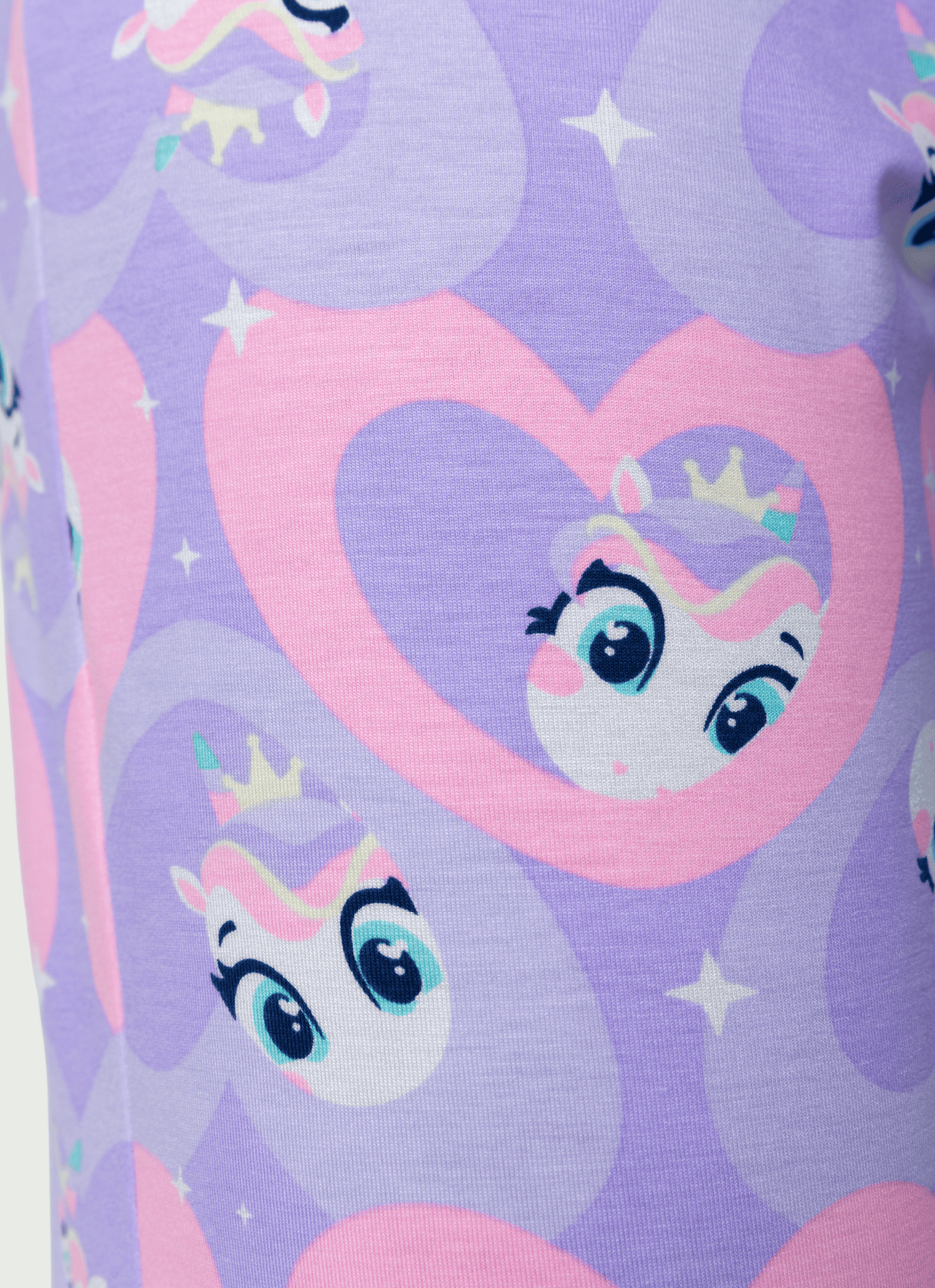 Pijama-Manga-Longa-Viscolycra-Feminino-Unicornio-Diamante