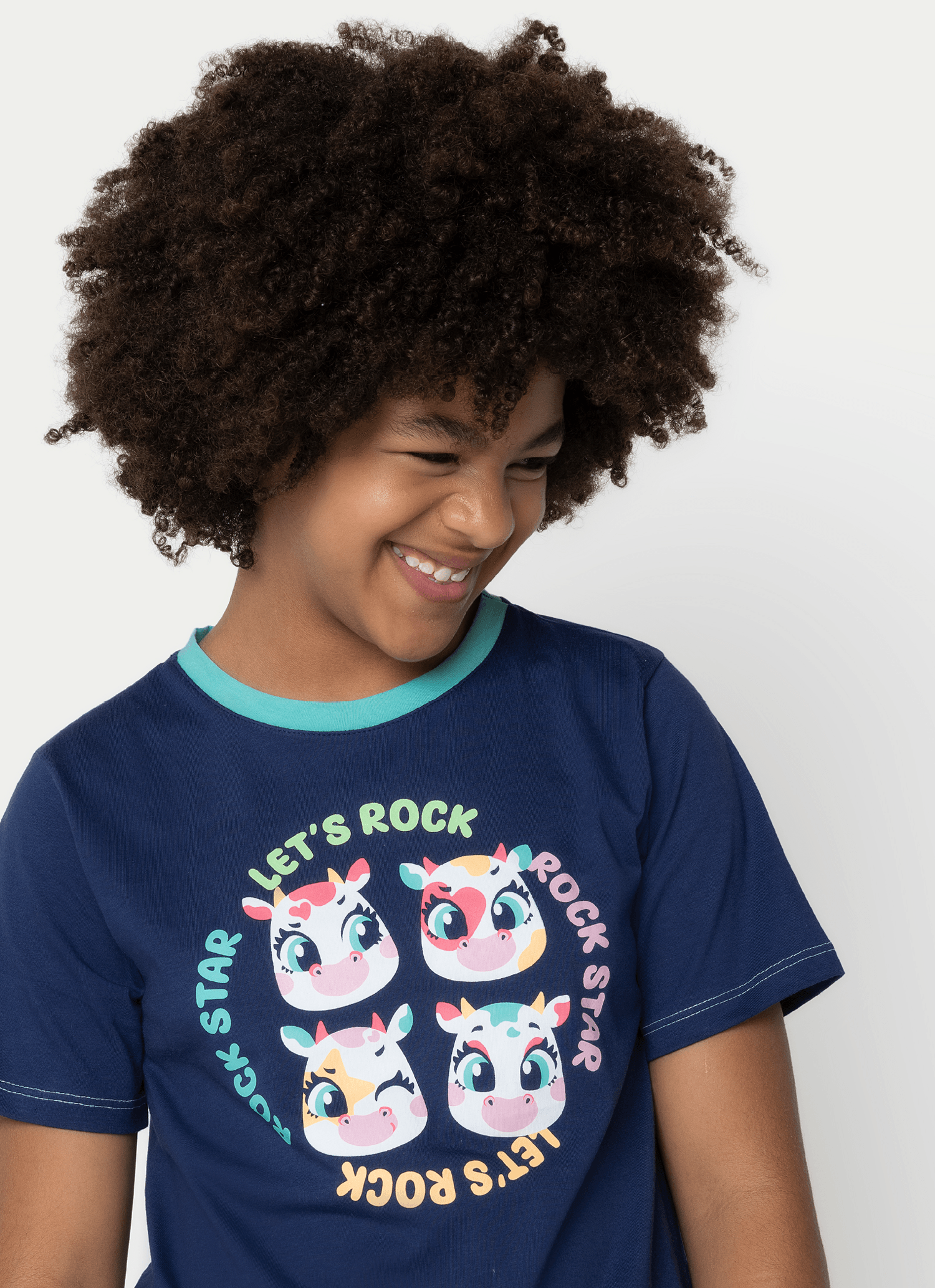 Pijama-Manga-Curta-Algodao-Menina-Teen-Vaca-Moosic