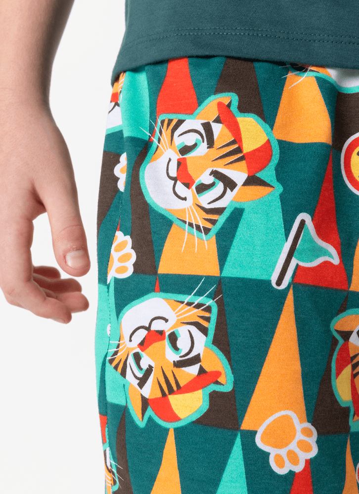 Pijama-Manga-Curta-Algodao-Menino-Teen-Tigre-Camping