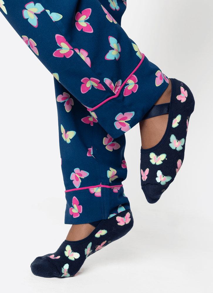 Pijama-Manga-Curta-Viscose-Menina-Teen-Borboletas