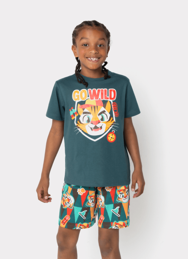 Pijama-Manga-Curta-Algodao-Menino-Tigre-Camping