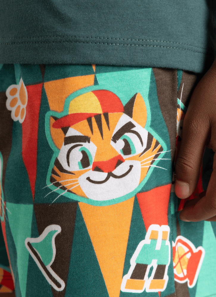 Pijama-Manga-Curta-Algodao-Menino-Tigre-Camping
