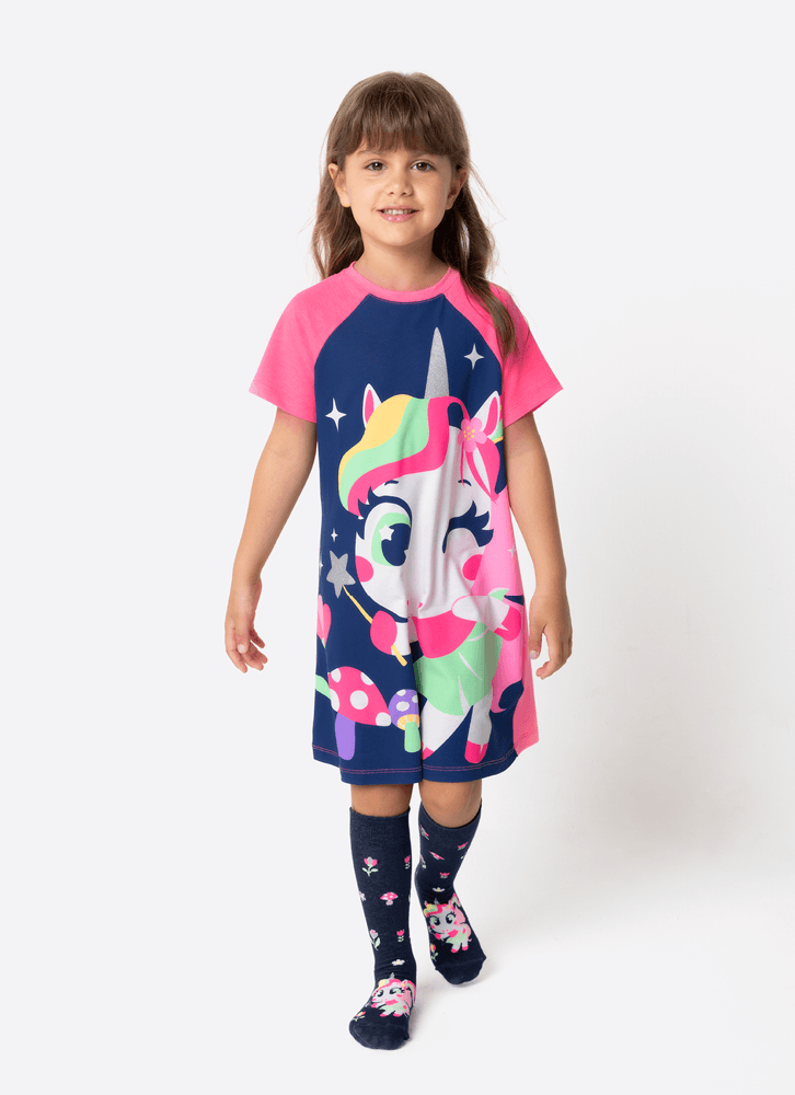 Camisola-Manga-Curta-Menina-Unicornio-Encantado