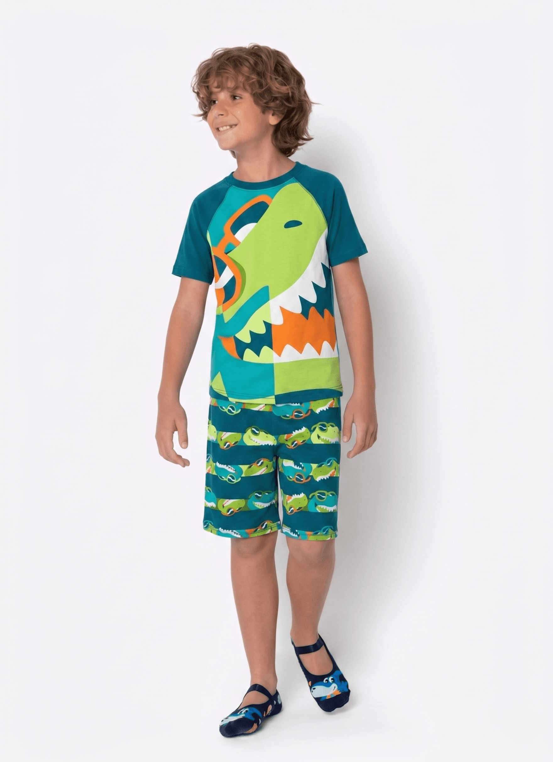Pijama-Manga-Curta-Viscolycra-Menino-Teen-Dino