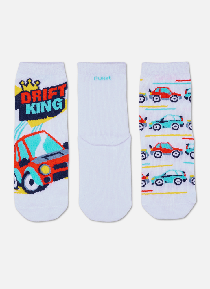 Kit-Com-3-Meias-Menino-Carros