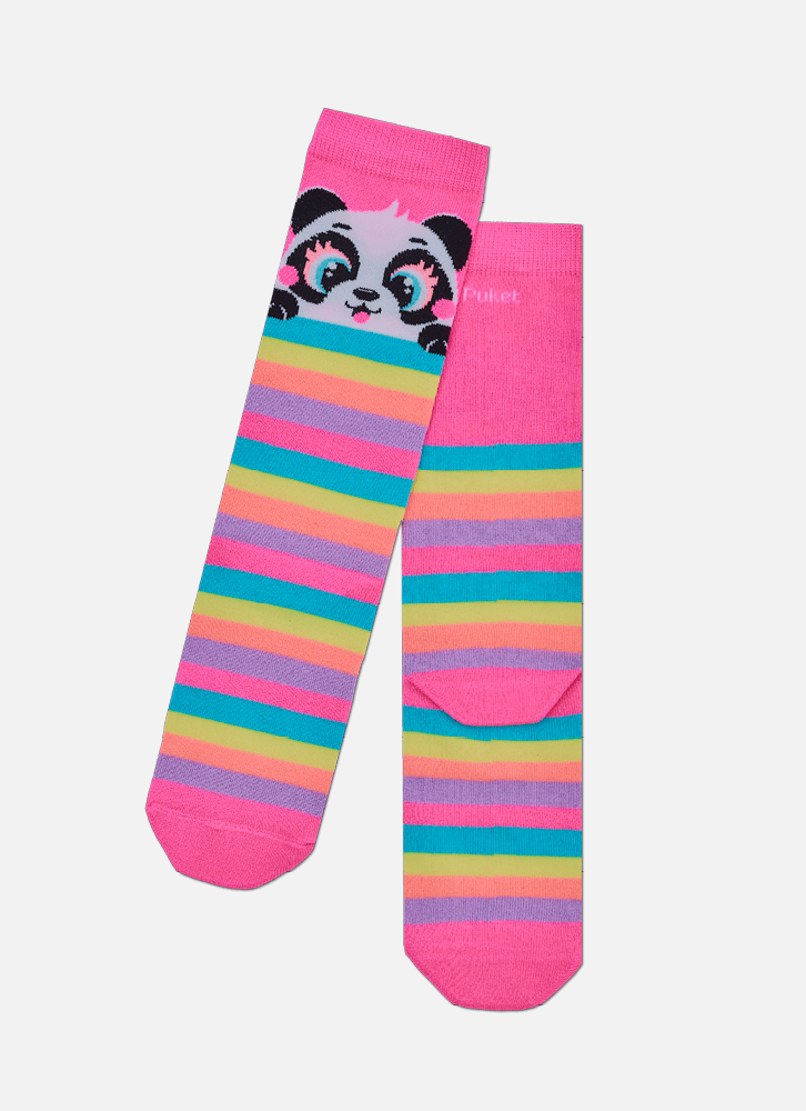 Meia-Soquete-Feminino-Panda