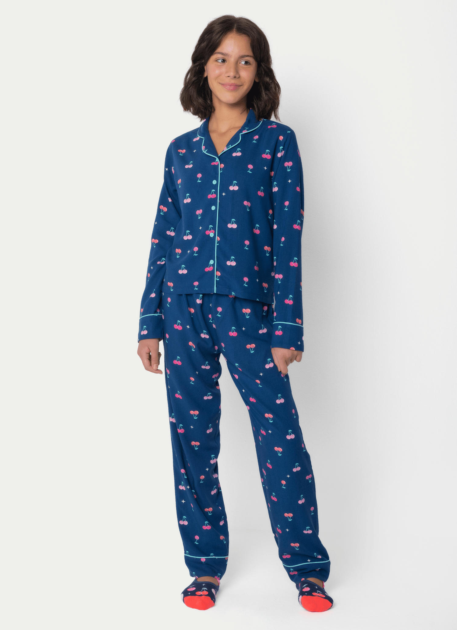 Pijama-Manga-Longa-Viscose-Menina-Teen-Cereja