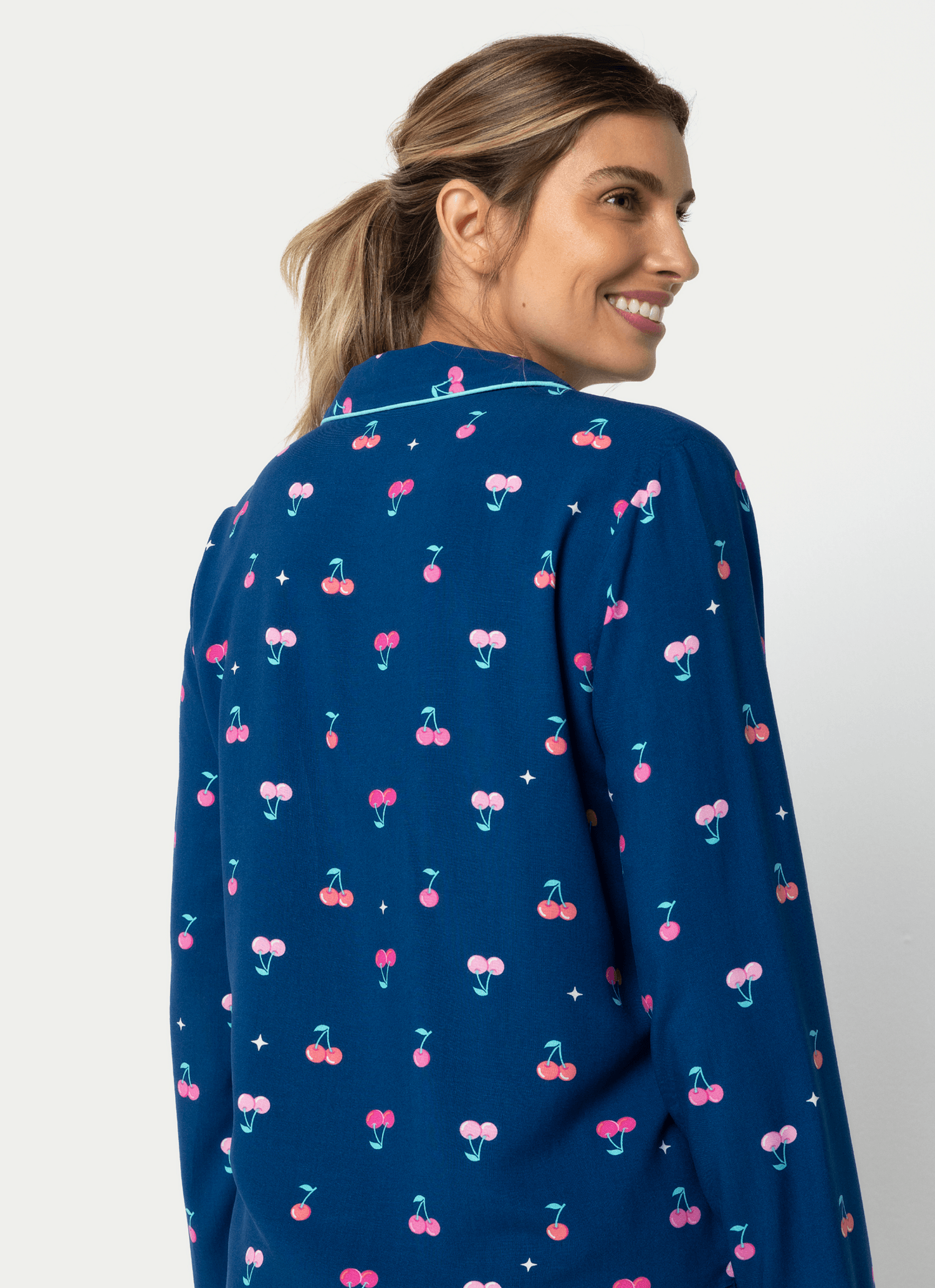 Pijama-Manga-Longa-Viscose-Feminino-Cereja