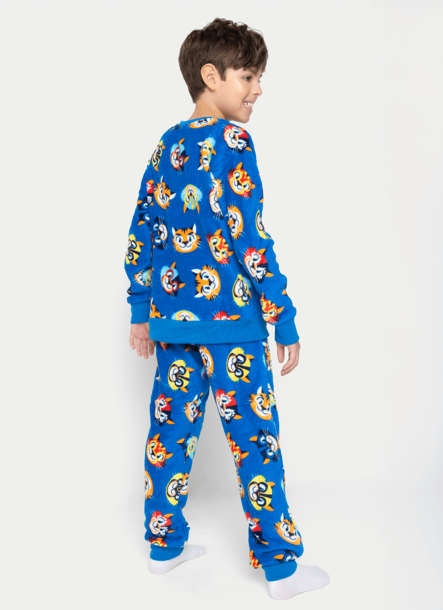 Pijama-Manga-Longa-Soft-Menino-Teen-Tigre-Lucha