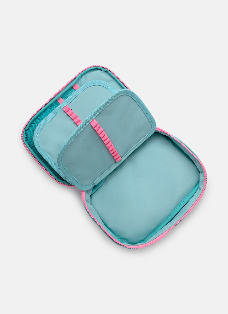 Estojo-Grande-Color-Block-Verde-Agua-E-Rosa