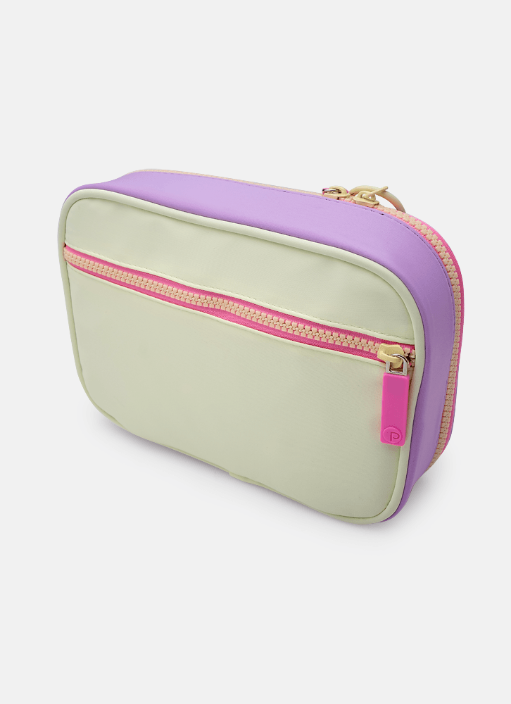 Estojo-Grande-Color-Block-Lilas-E-Amarelo