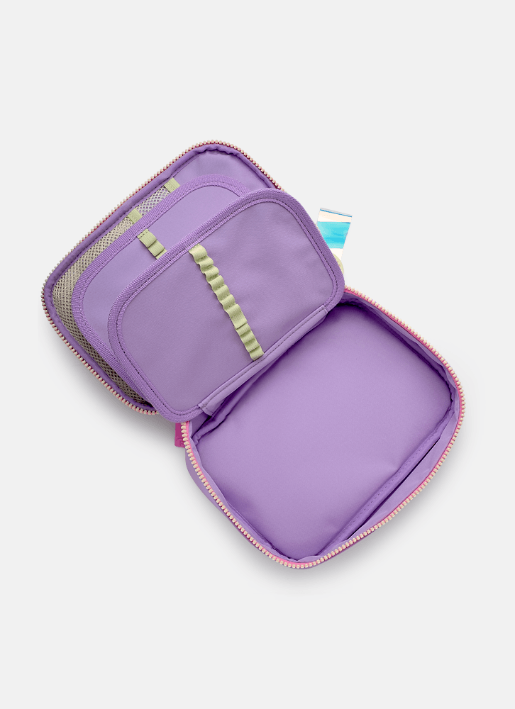 Estojo-Grande-Color-Block-Lilas-E-Amarelo