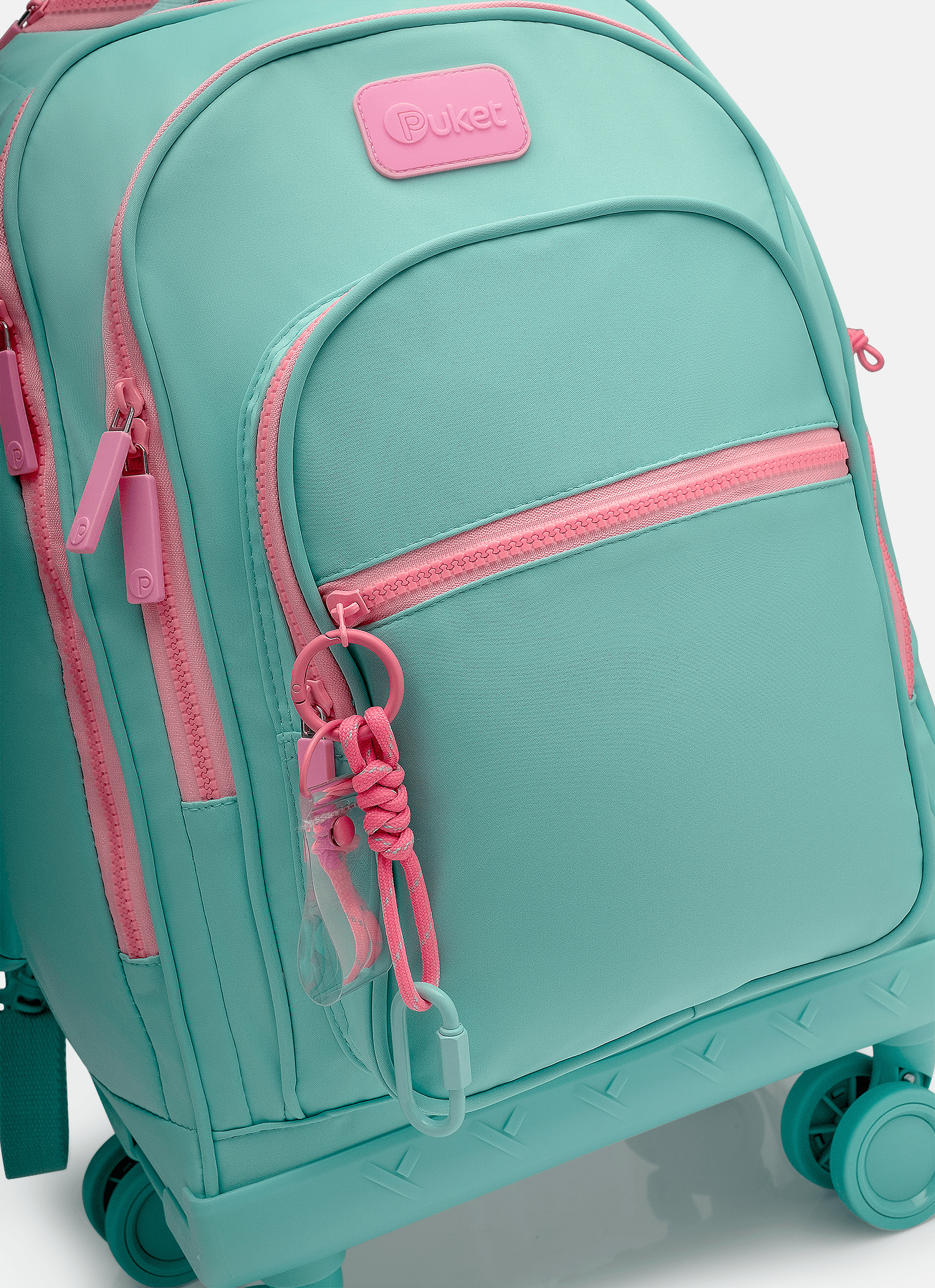 Mochila-Com-Rodinha-360-Verde-Agua-E-Rosa