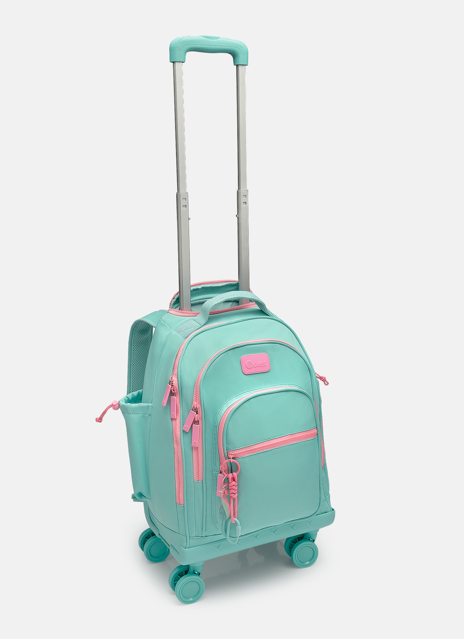 Mochila-Com-Rodinha-360-Verde-Agua-E-Rosa