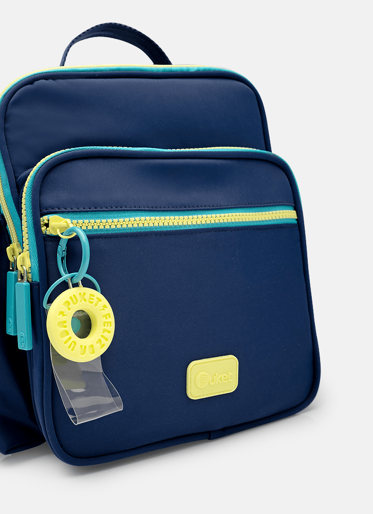 Lancheira-Termica-Com-Bolso-Frontal-Azul-Marinho-E-Amarelo
