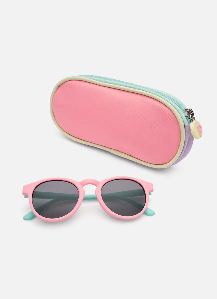 Oculos-De-Sol-Com-Protecao-Solar-Menina-Color-Block-Verde-Agua-E-Rosa
