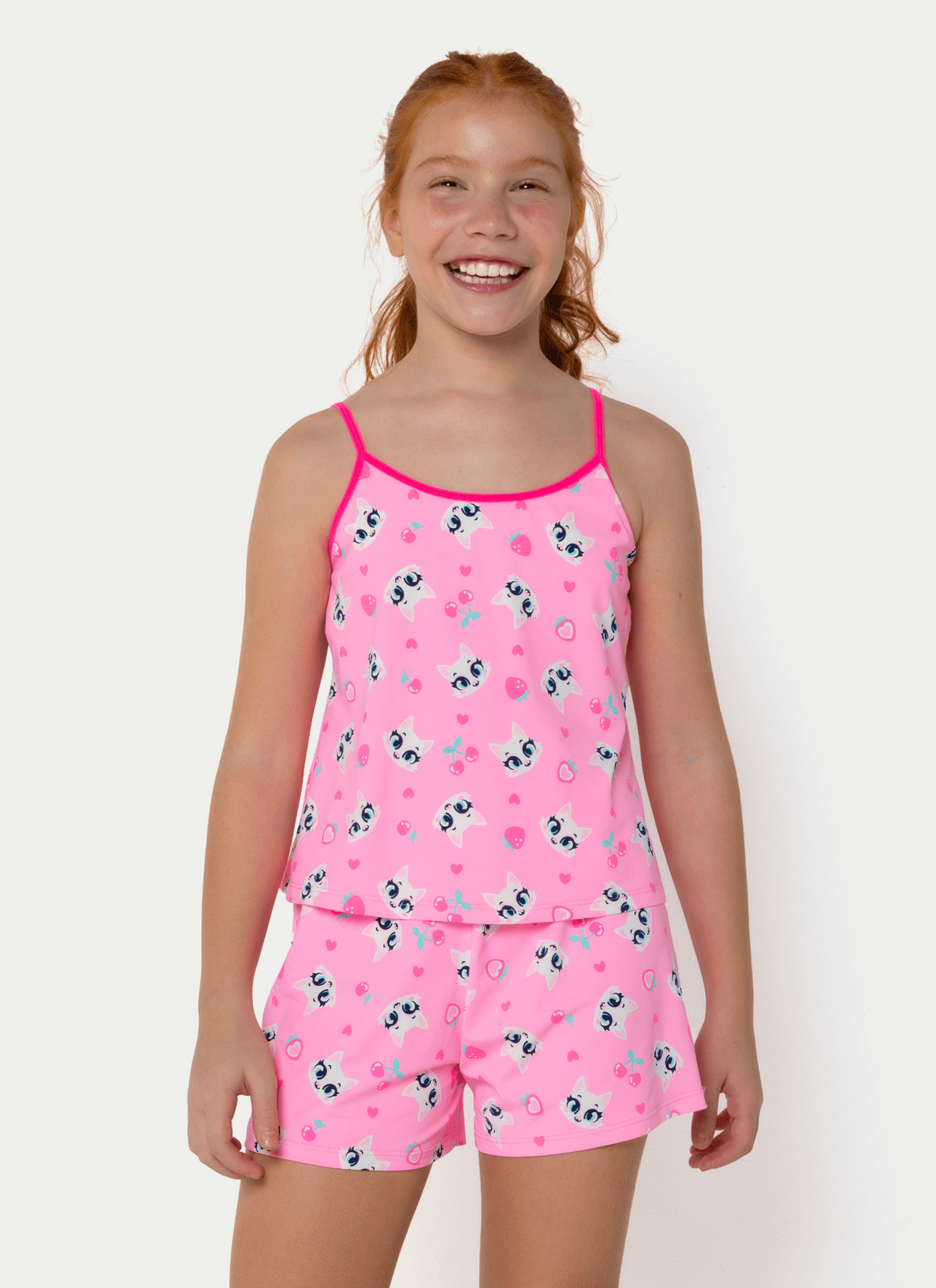Pijama-Regata-Microfibra-Menina-Teen-Gata-Romantica