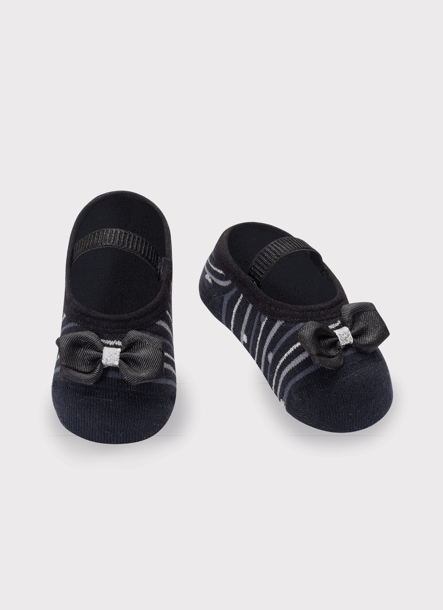 Meia-Sapatilha-Antiderrapante-Bebe-Menina-Laco-Preta