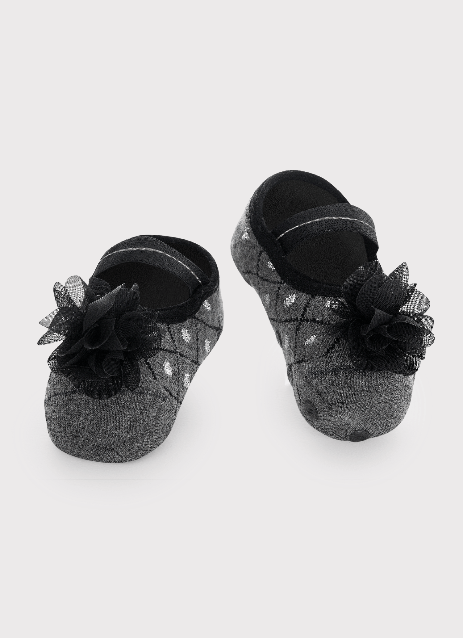 Meia-Sapatilha-Bebe-Menina-Flor-Cinza