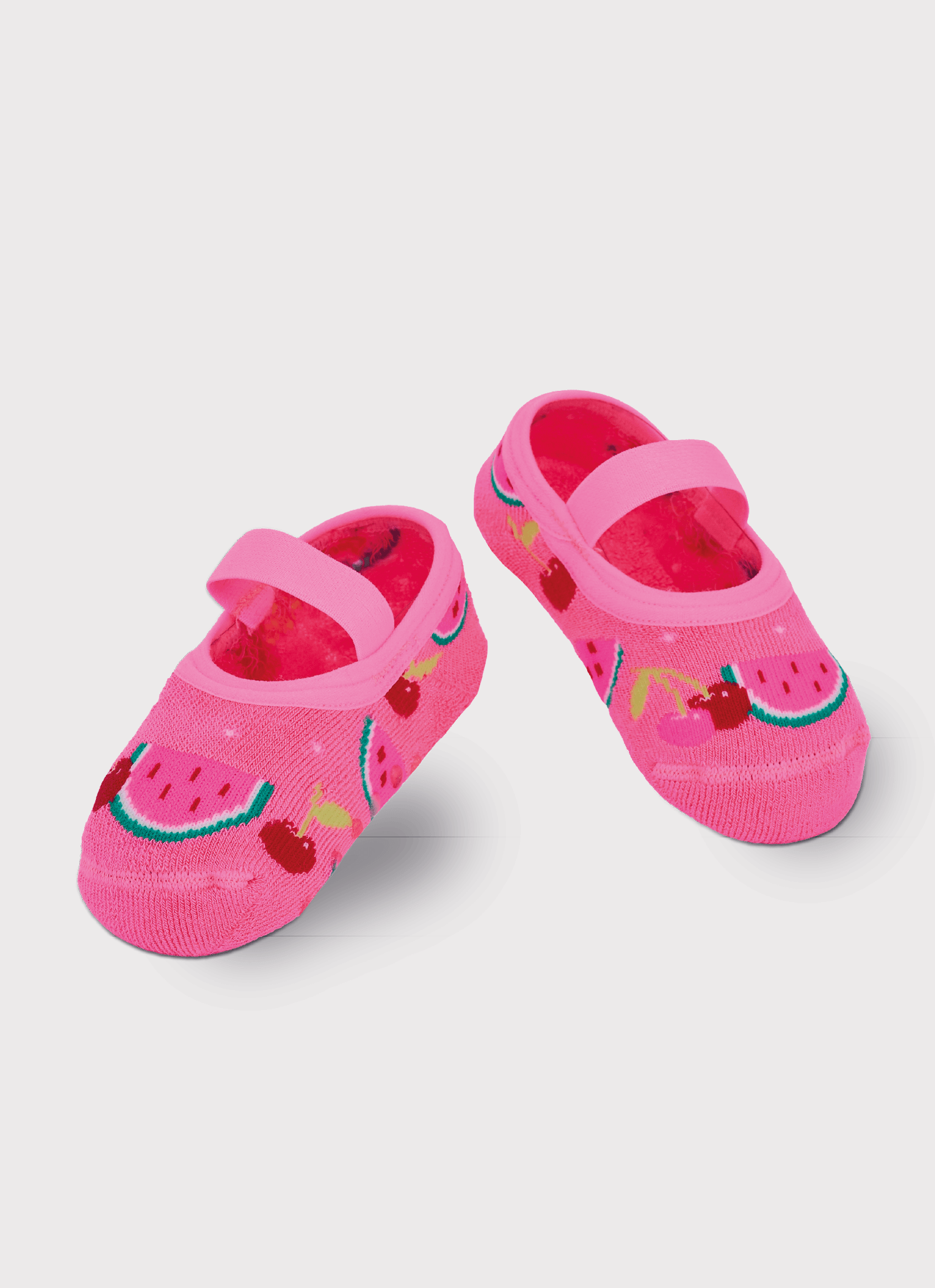 Meia-Sapatilha-Antiderrapante-Bebe-Menina-Melancia
