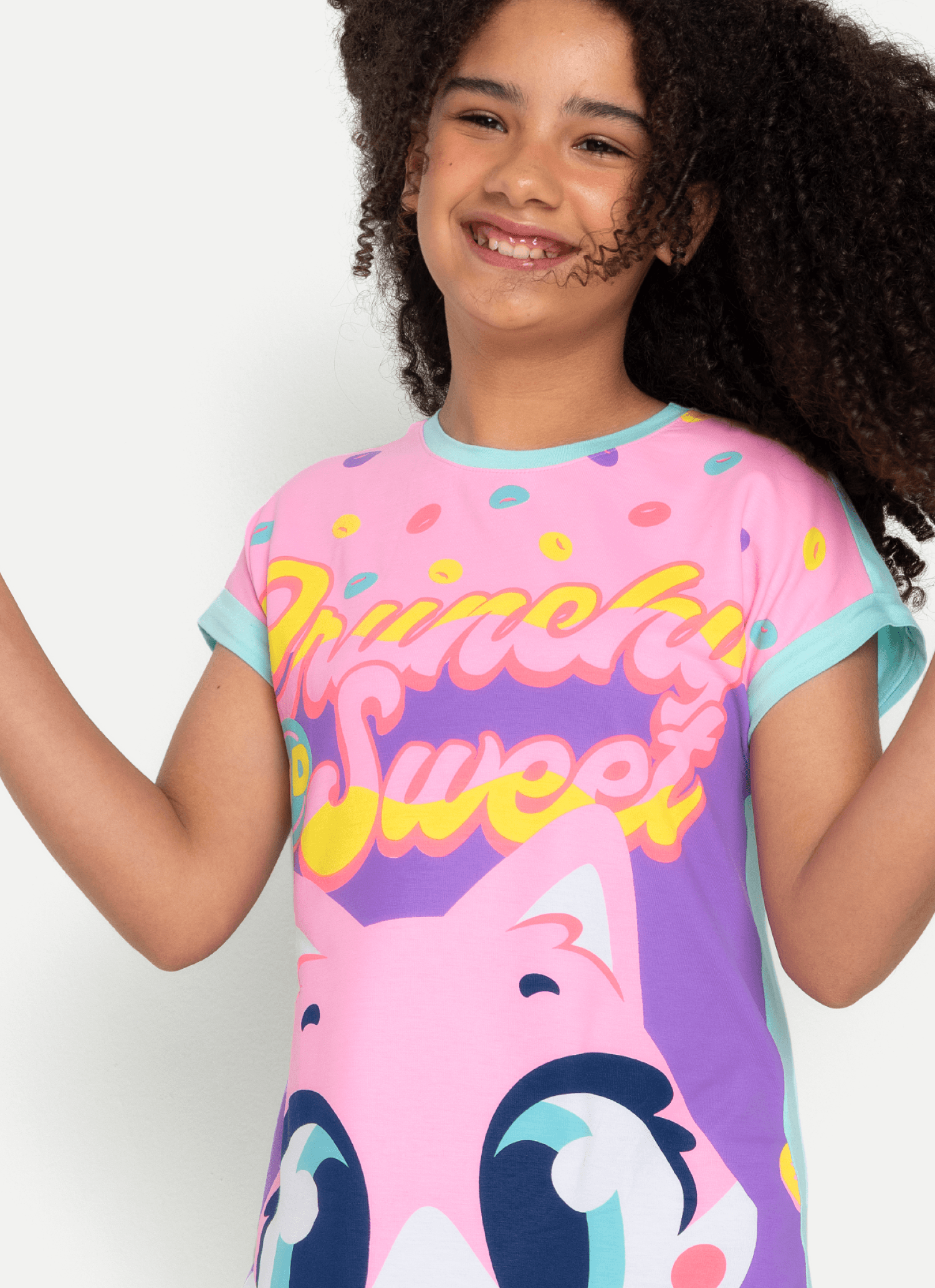Camisola-Manga-Curta-Viscolycra-Menina-Teen-Gata-Cereal