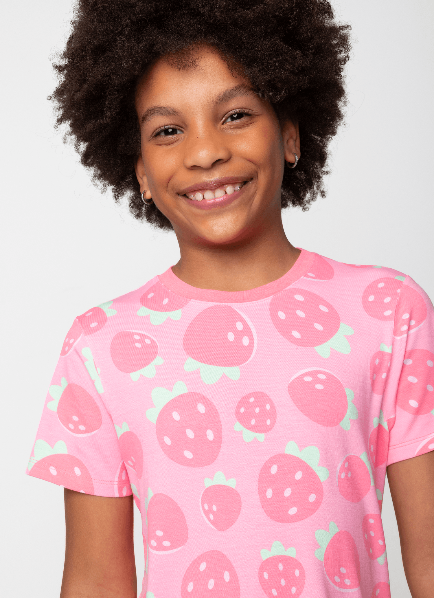 Camisola-Manga-Curta-Viscolycra-Menina-Teen-Morangos