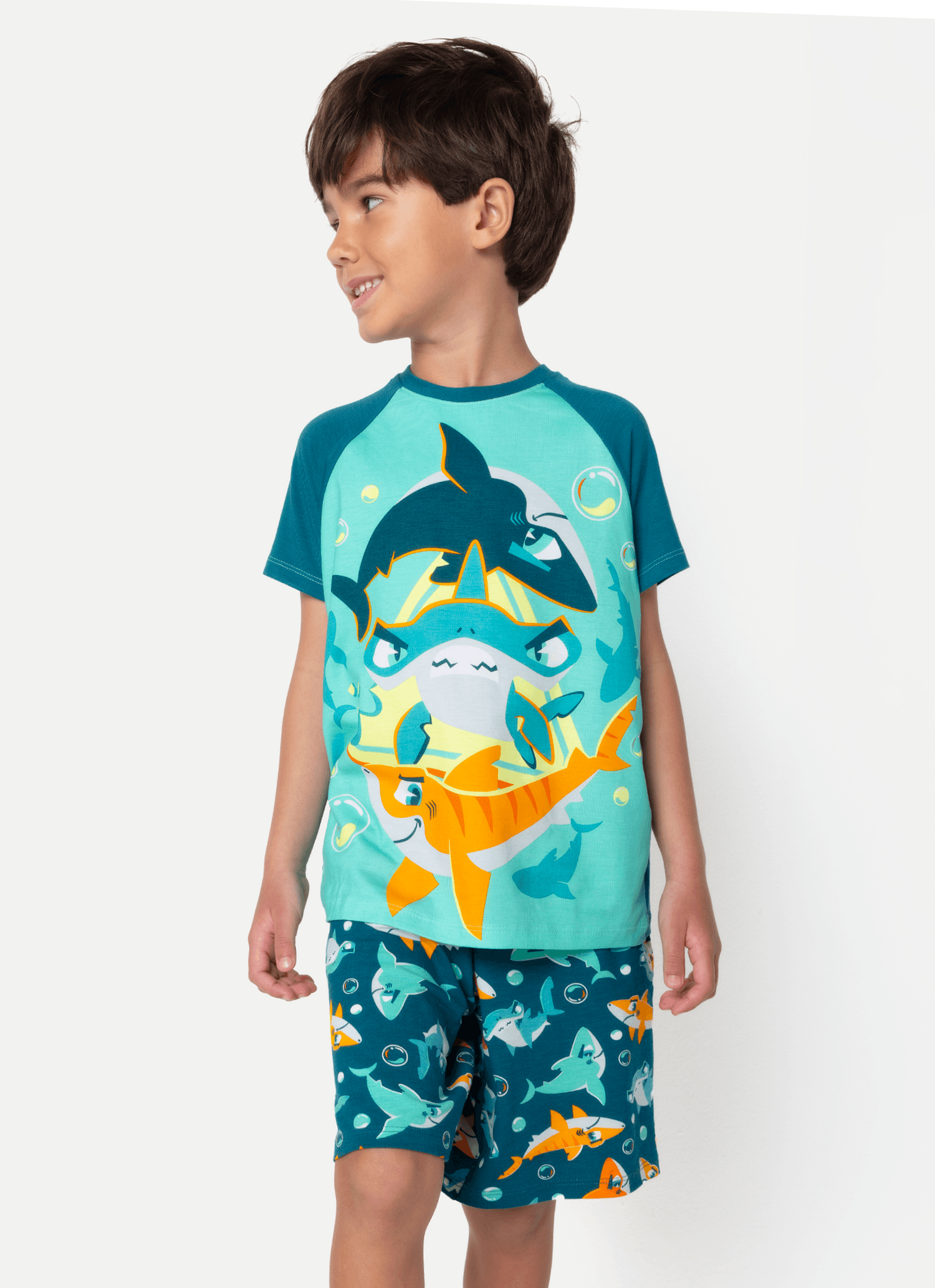 Pijama-Manga-Curta-Viscolycra-Menino-Tuba-Trio