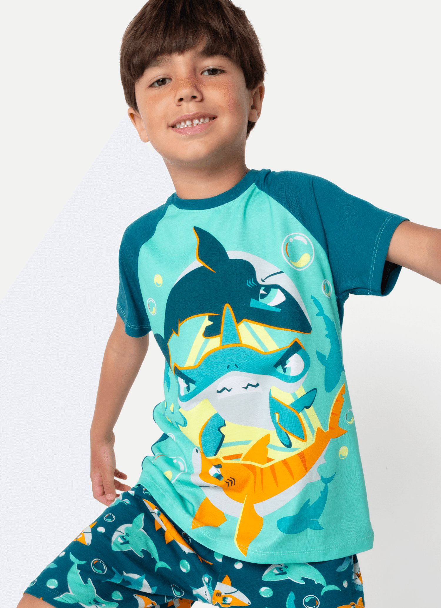 Pijama-Manga-Curta-Viscolycra-Menino-Tuba-Trio