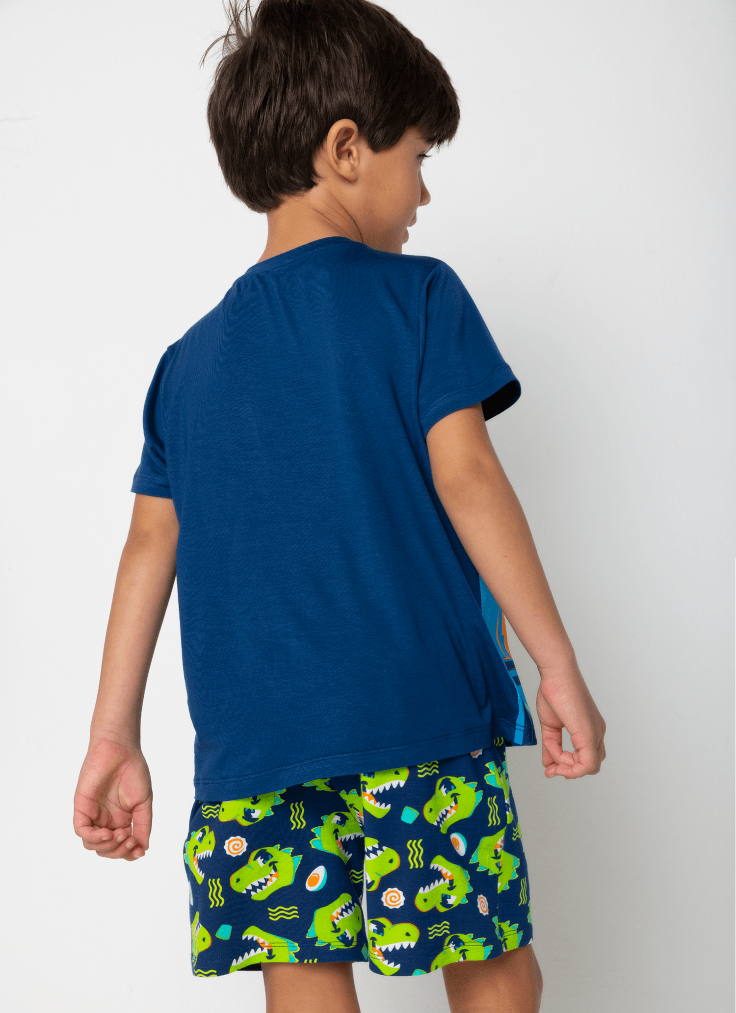 Pijama-Manga-Curta-Viscolycra-Menino-Dino-Ramen