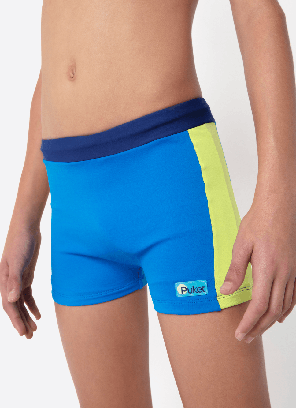 Sunga-Boxer-Com-Protecao-Solar-Menino-Teen-Color-Block-Azul-Marinho