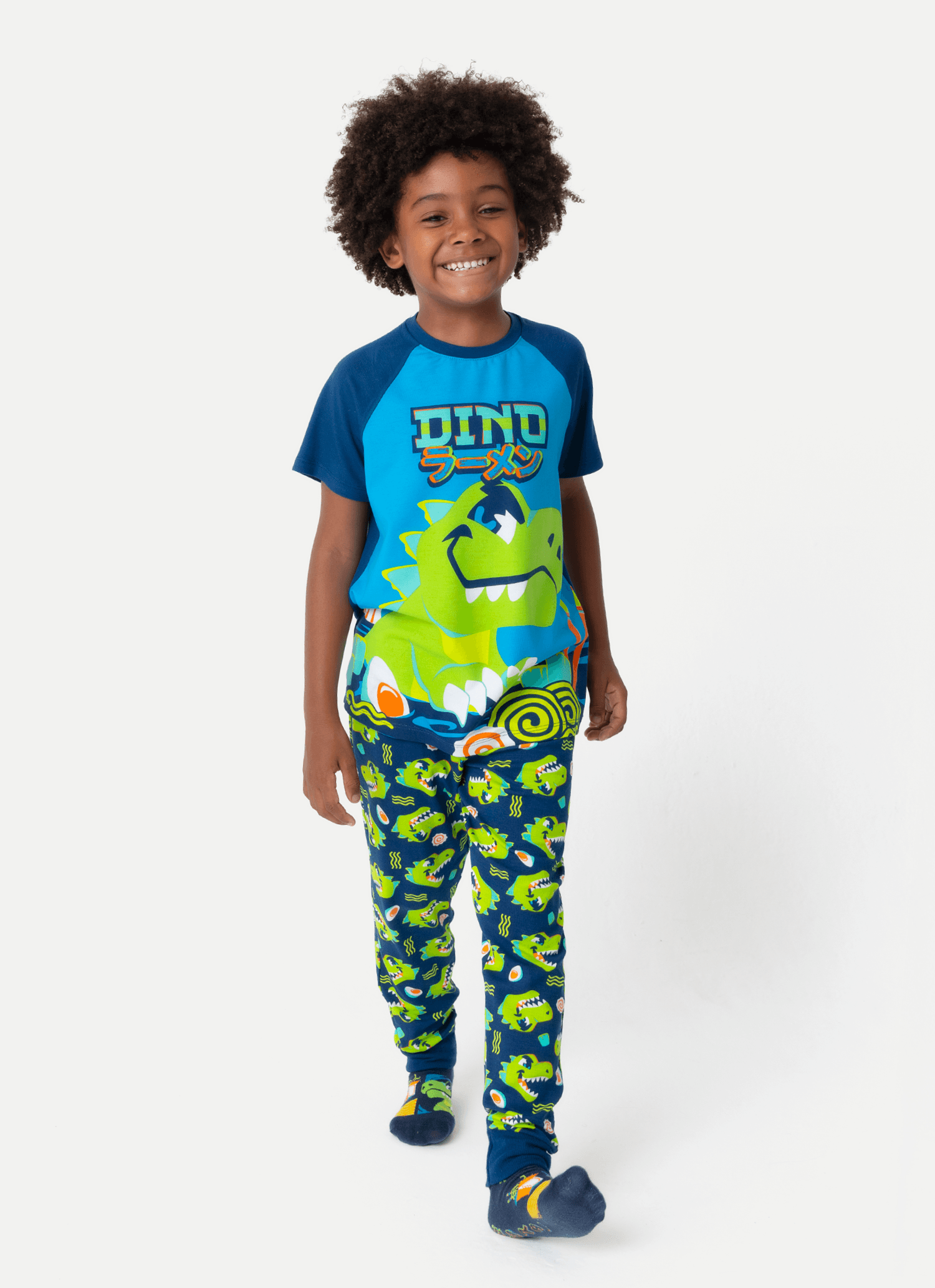 Pijama-Manga-Curta-Viscolycra-Menino-Dinozilla