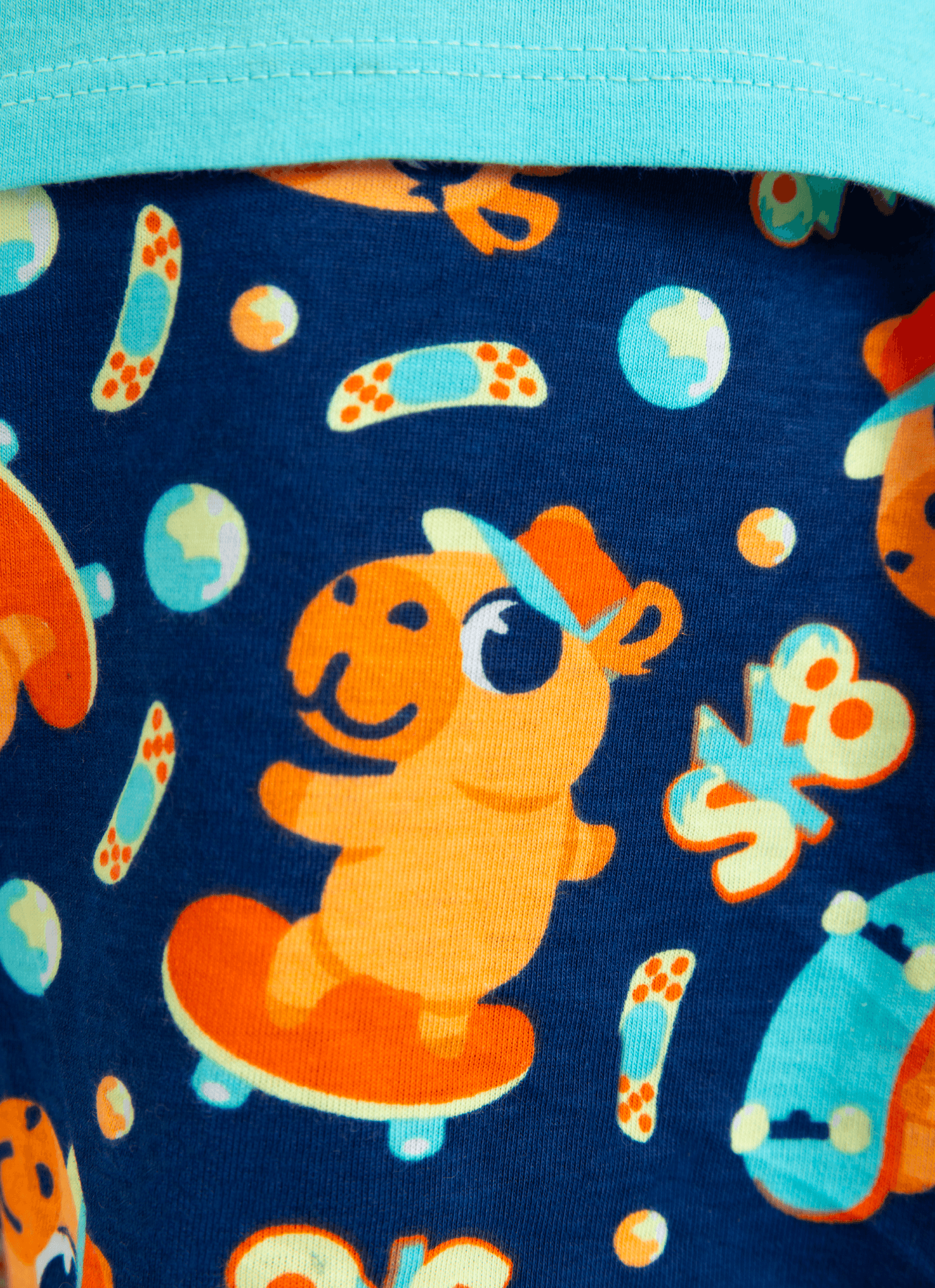 Pijama-Manga-Curta-Algodao-Menino-Capivara-Skate