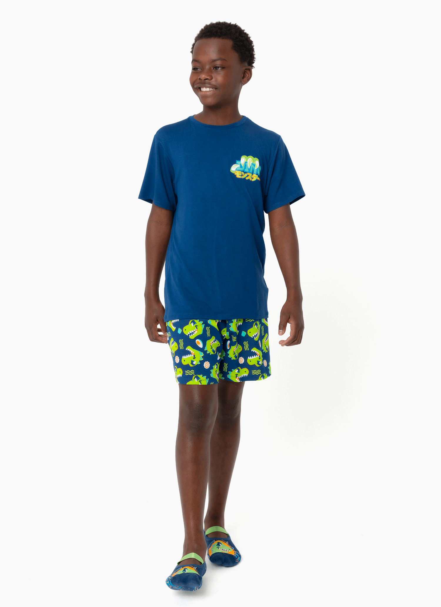Pijama-Manga-Curta-Viscolycra-Menino-Teen-Dinozilla
