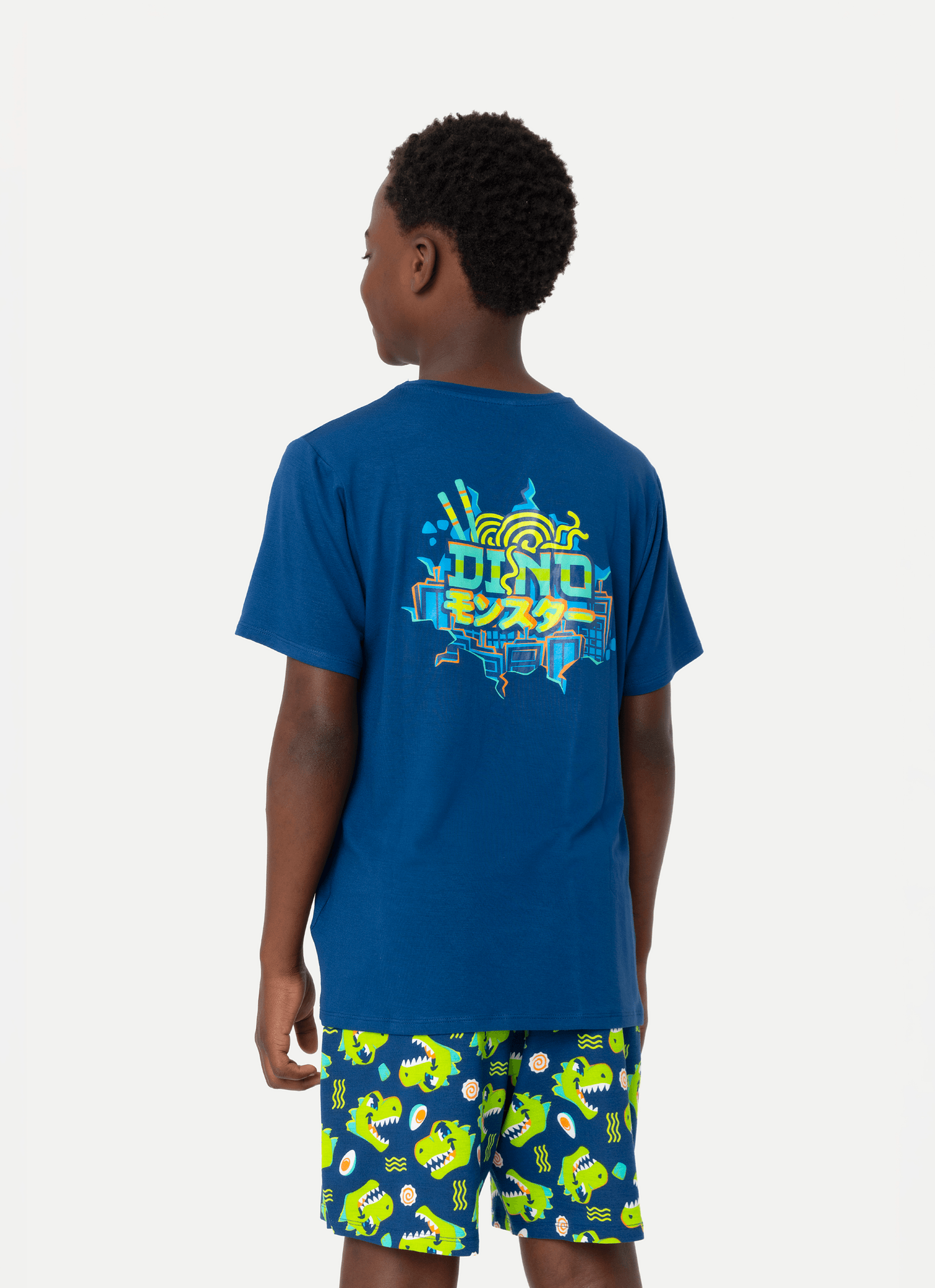 Pijama-Manga-Curta-Viscolycra-Menino-Teen-Dinozilla