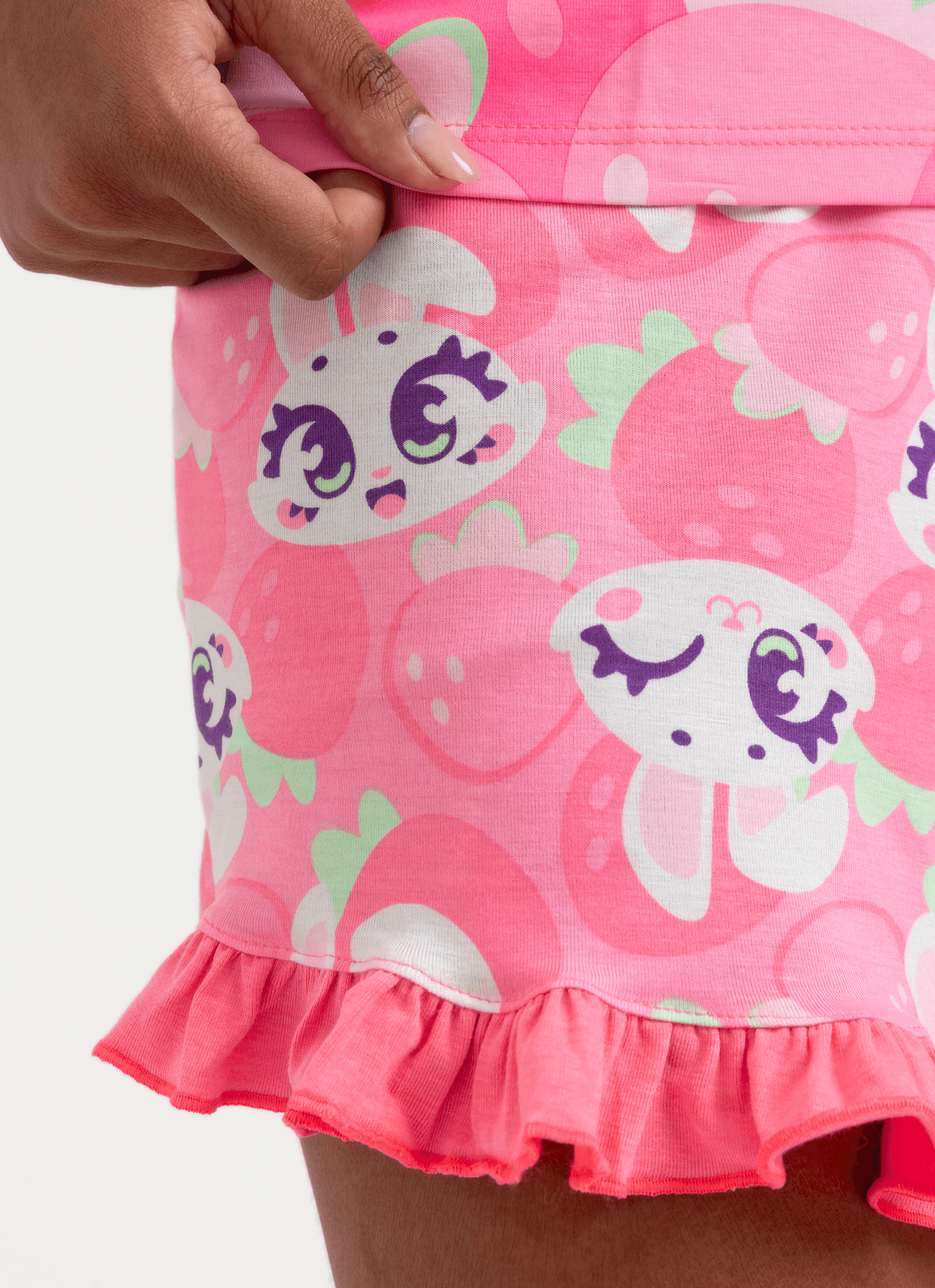 Pijama-Manga-Curta-Viscolycra-Feminino-Coelha-Romantica