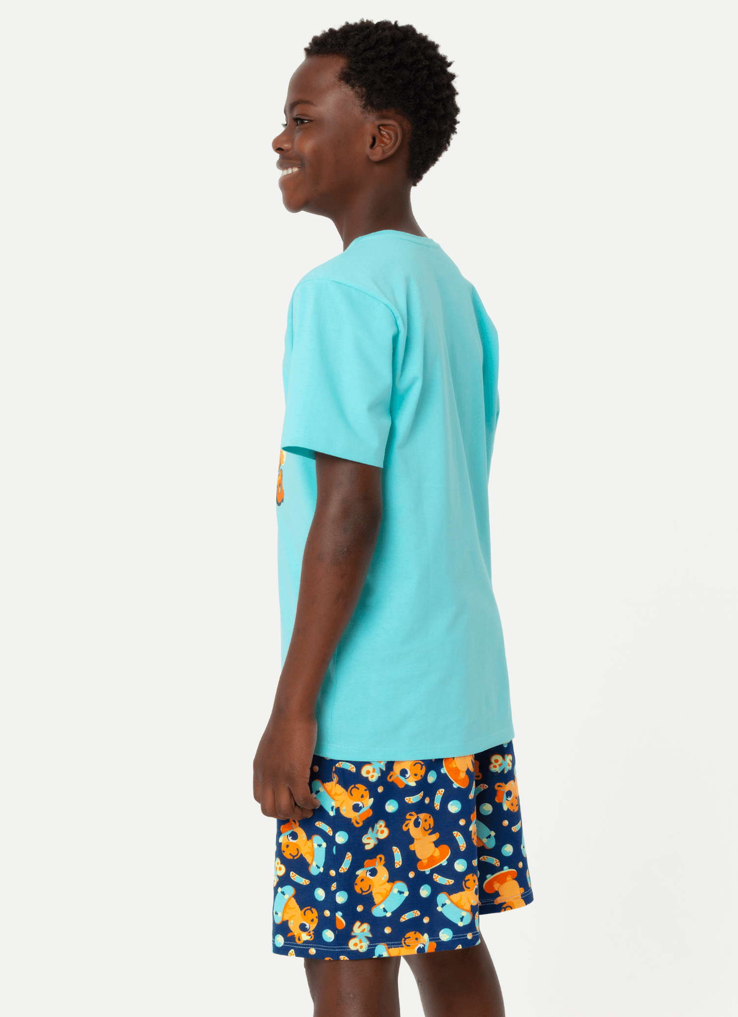 Pijama-Manga-Curta-Algodao-Menino-Teen-Capivara-Skate