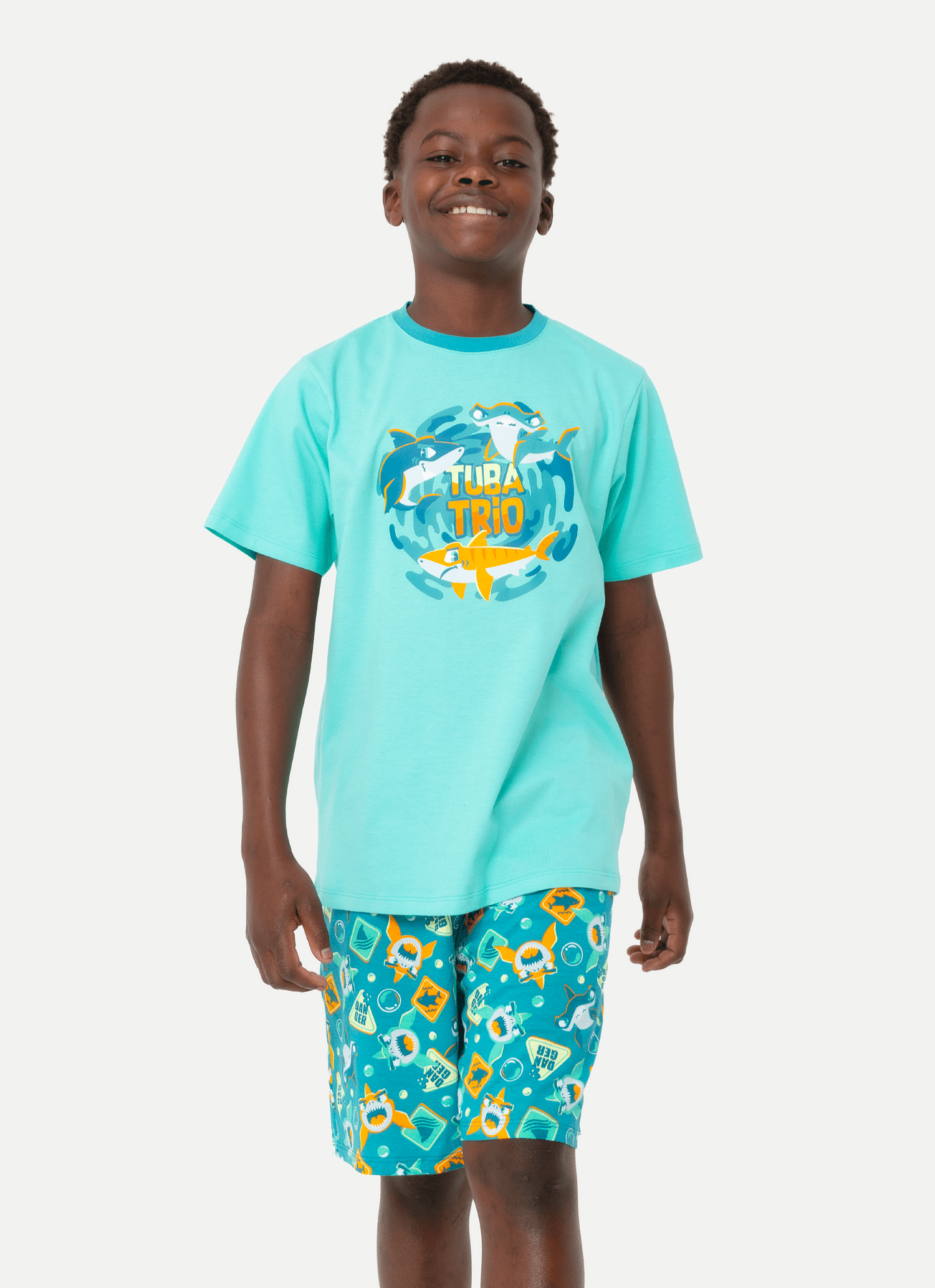 Pijama-Manga-Curta-Algodao-Menino-Teen-Tuba-Trio