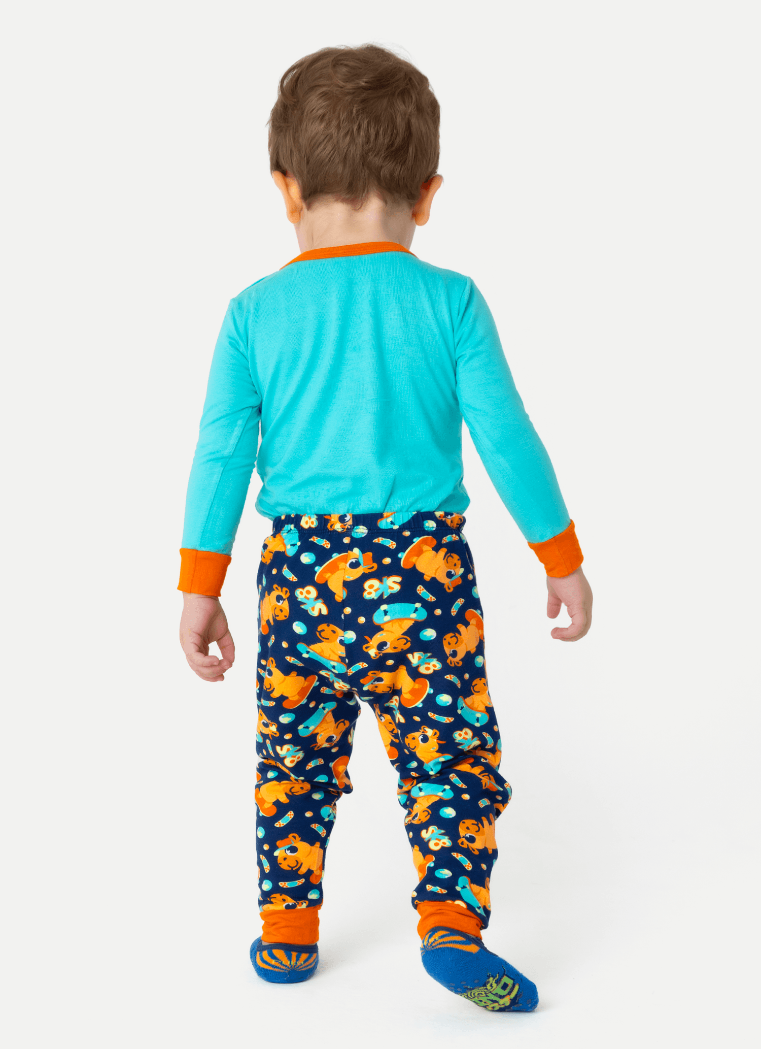 Pijama-Manga-Longa-Viscolycra-Bebe-Menino-Capivara-Skate