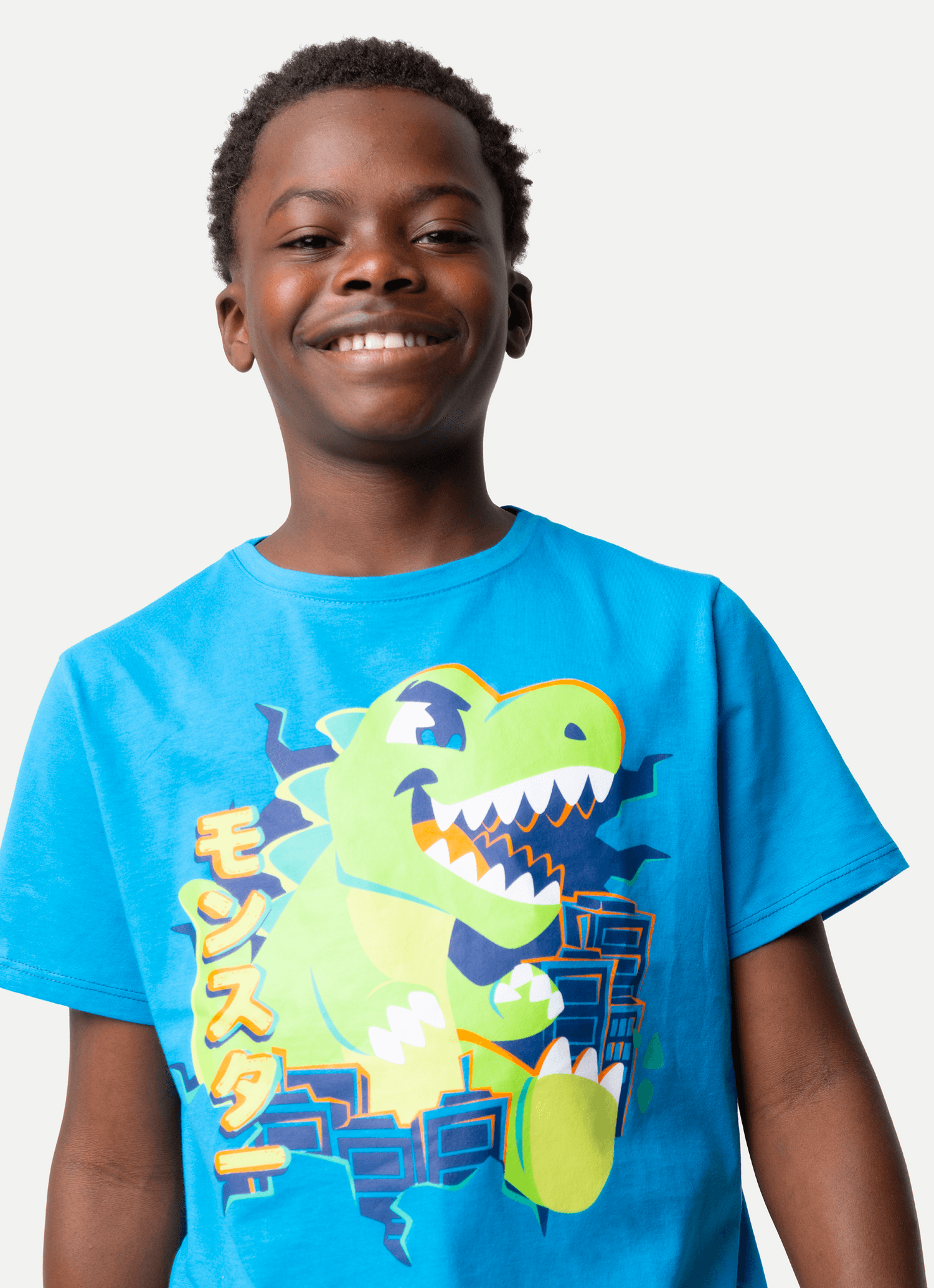 Pijama-Manga-Curta-Algodao-Menino-Teen-Dinozilla