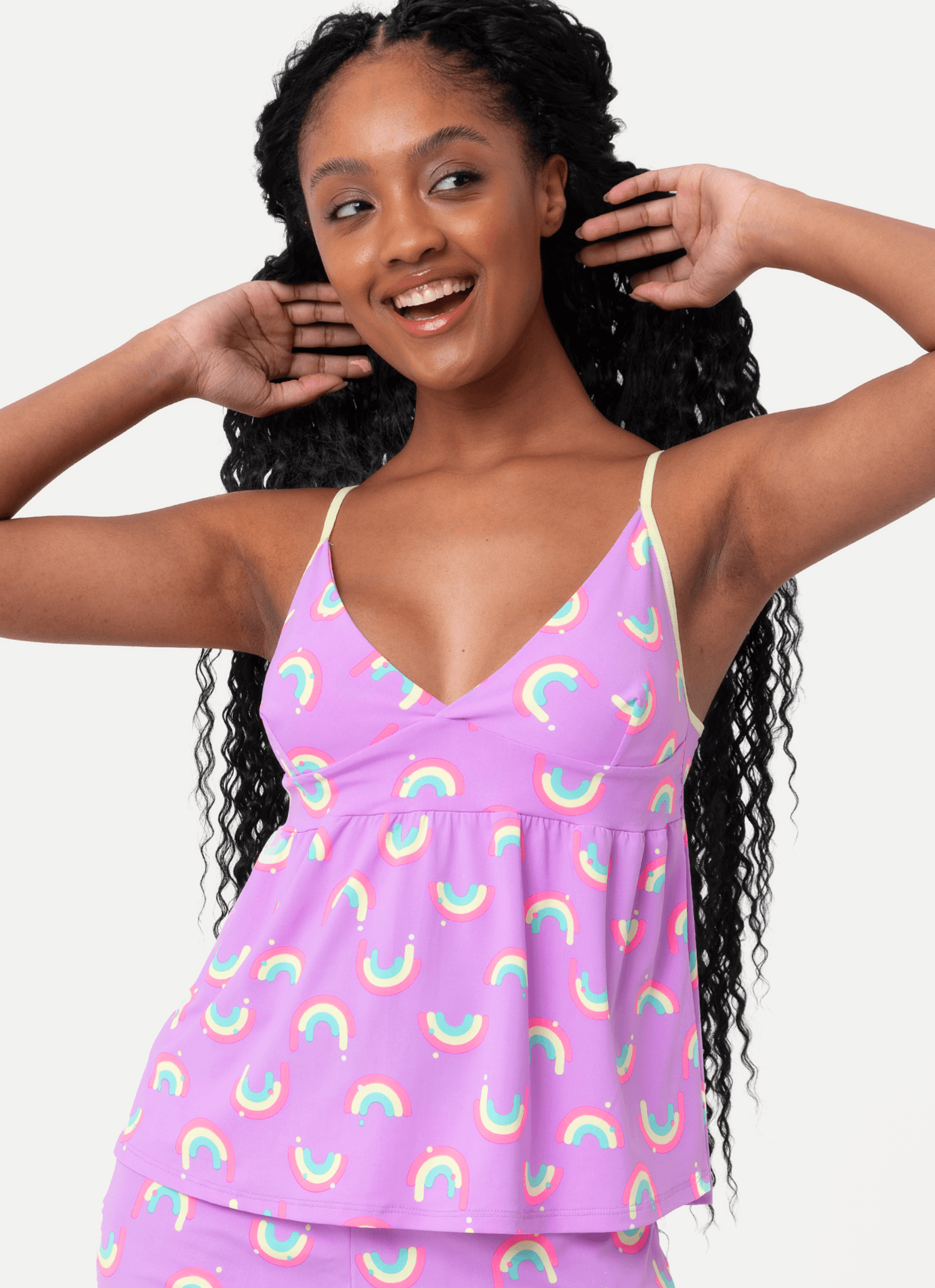 Pijama-Regata-Microfibra-Feminino-Arco-iris