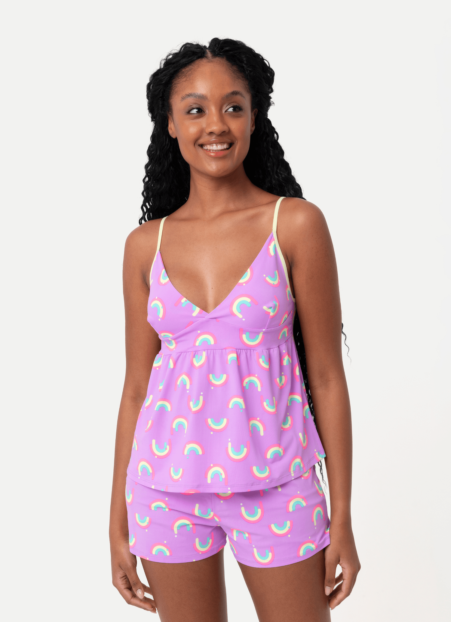Pijama-Regata-Microfibra-Feminino-Arco-iris
