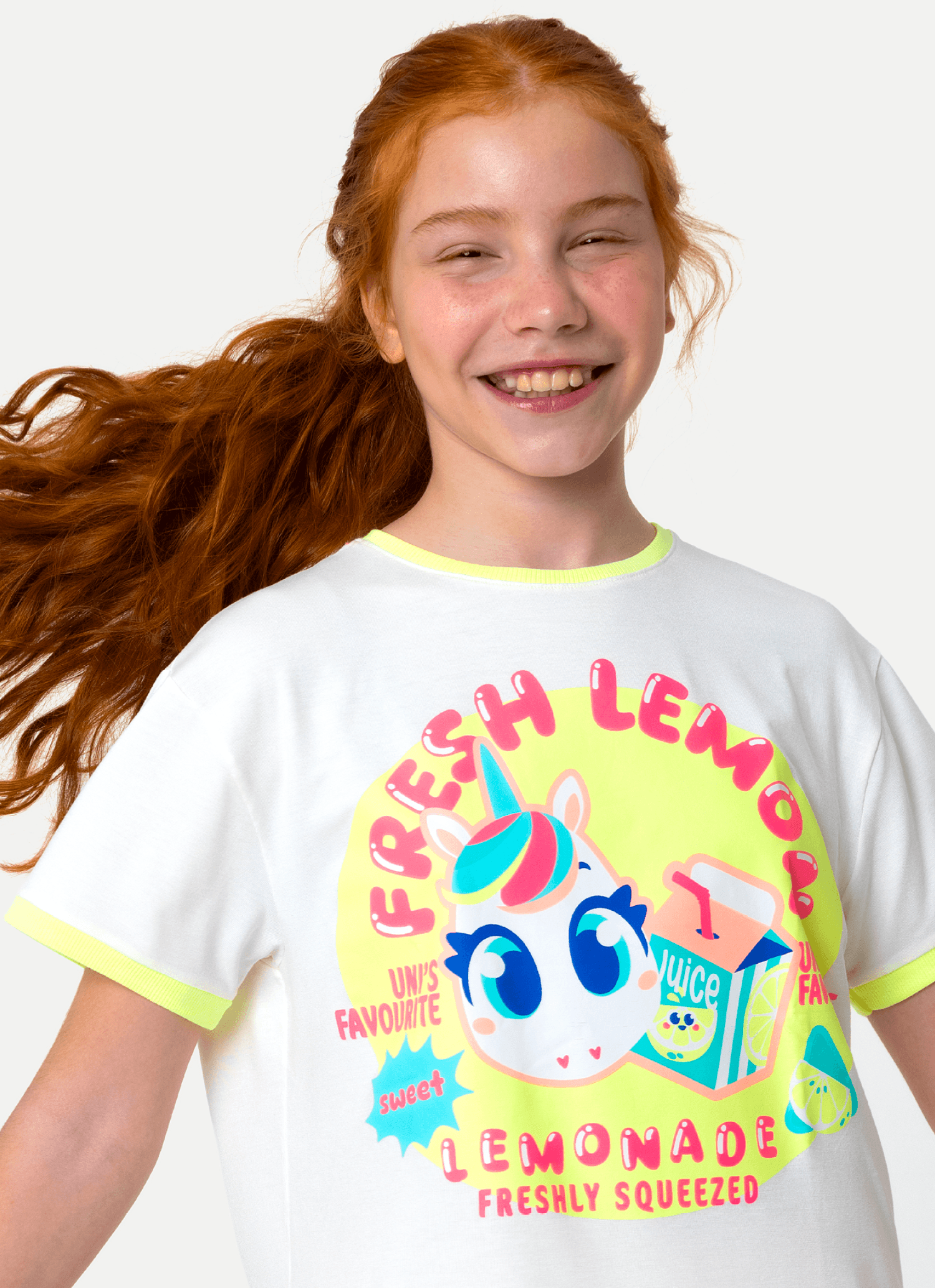 Pijama-Manga-Curta-Viscolycra-Menina-Teen-Unicornio-Frutas