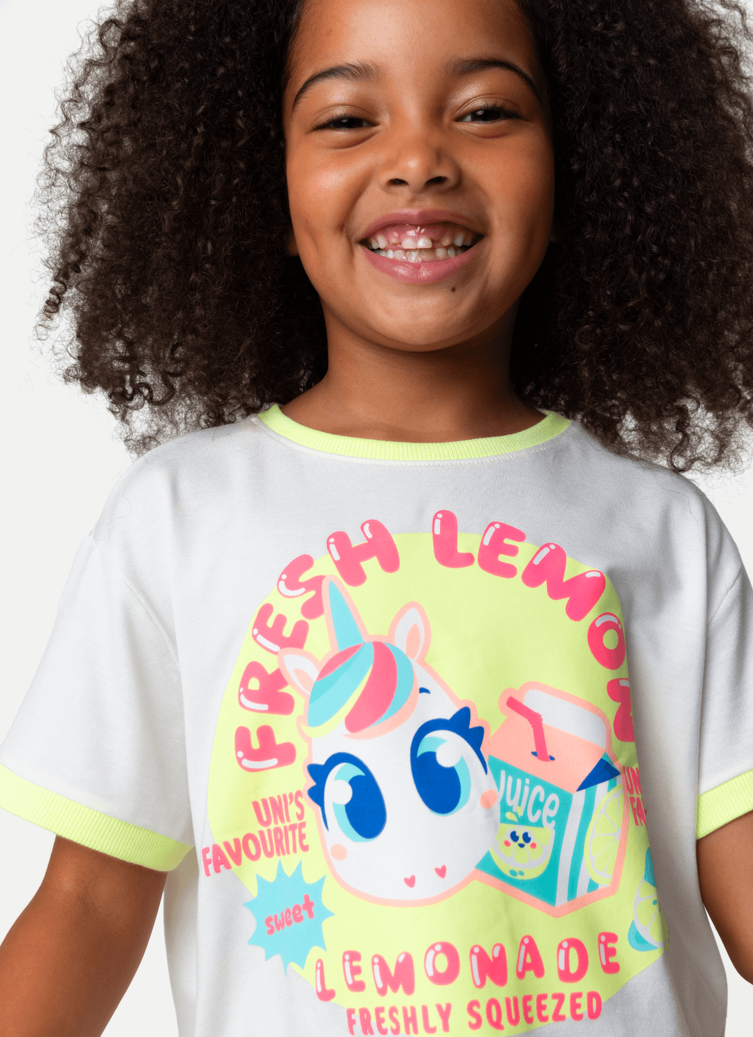 Pijama-Manga-Curta-Viscolycra-Menina-Unicornio-Frutas