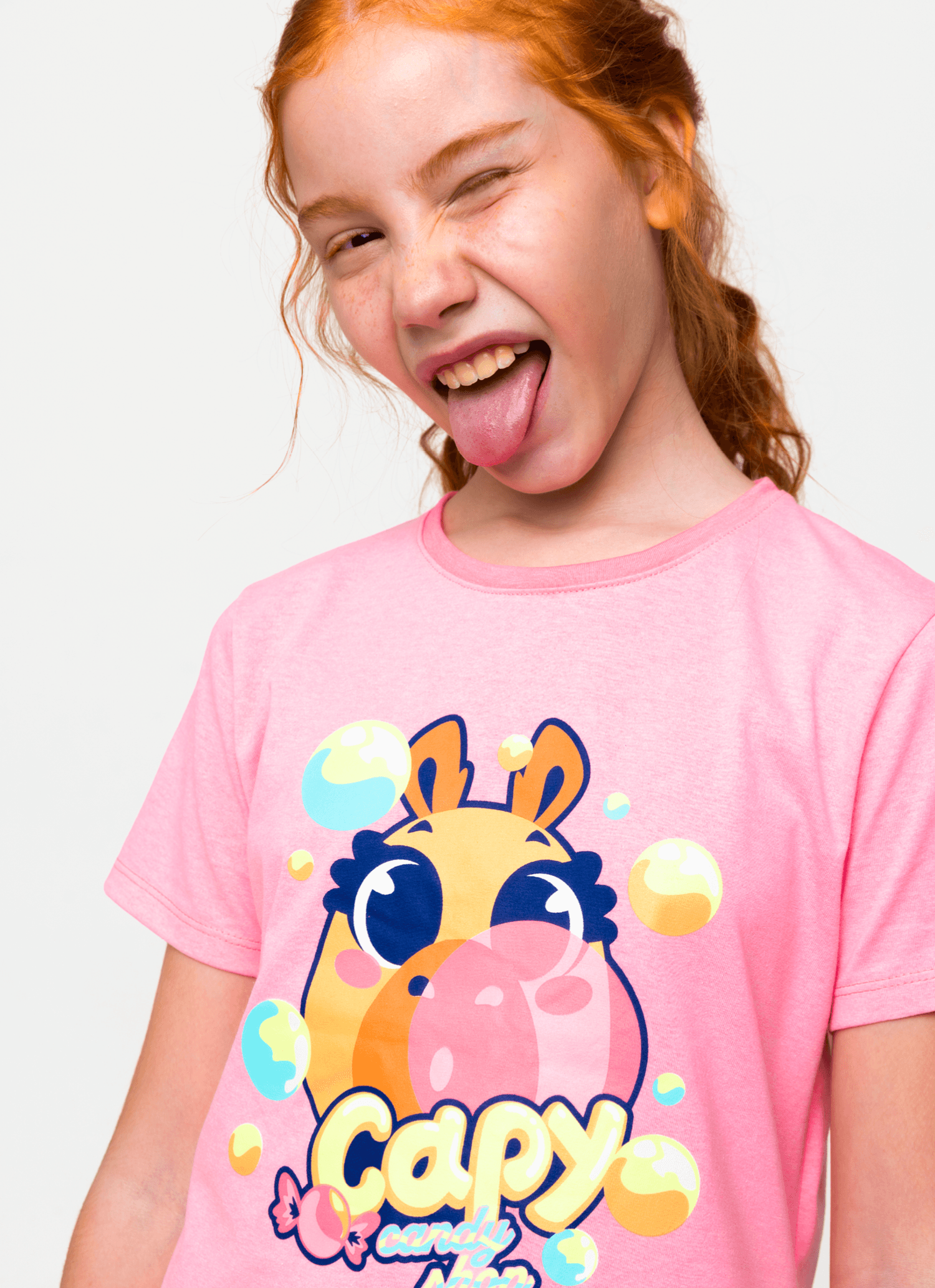 Camisola-Manga-Curta-Algodao-Menina-Teen-Capy-Chiclete