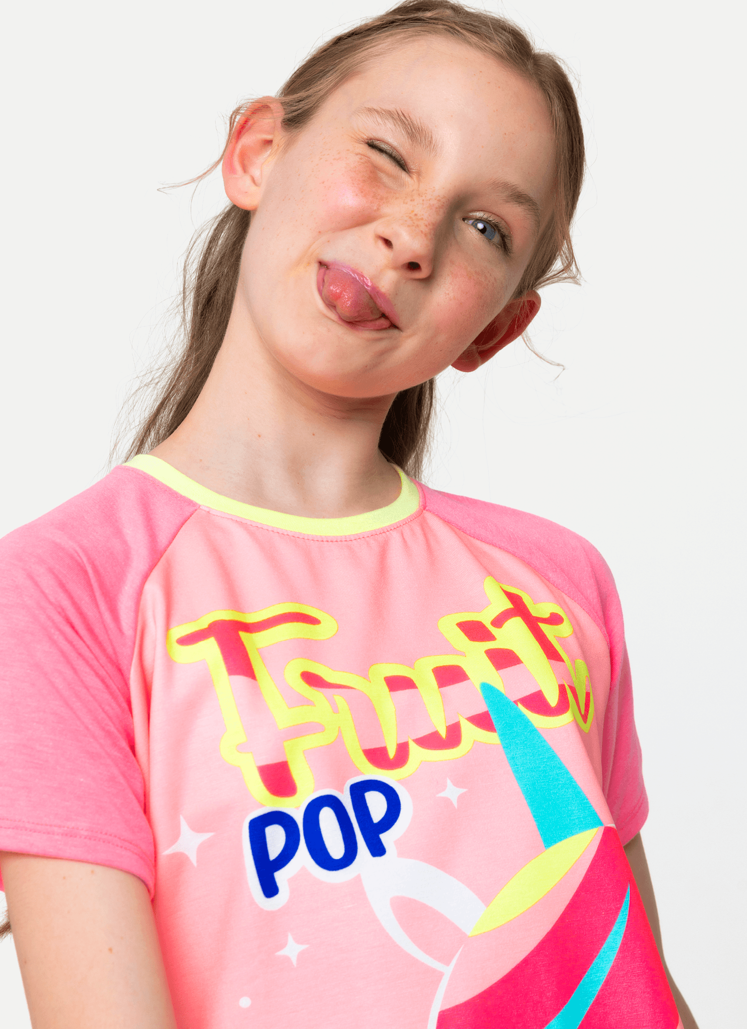 Pijama-Manga-Curta-Viscolycra-Menina-Teen-Unicornio-Frutas